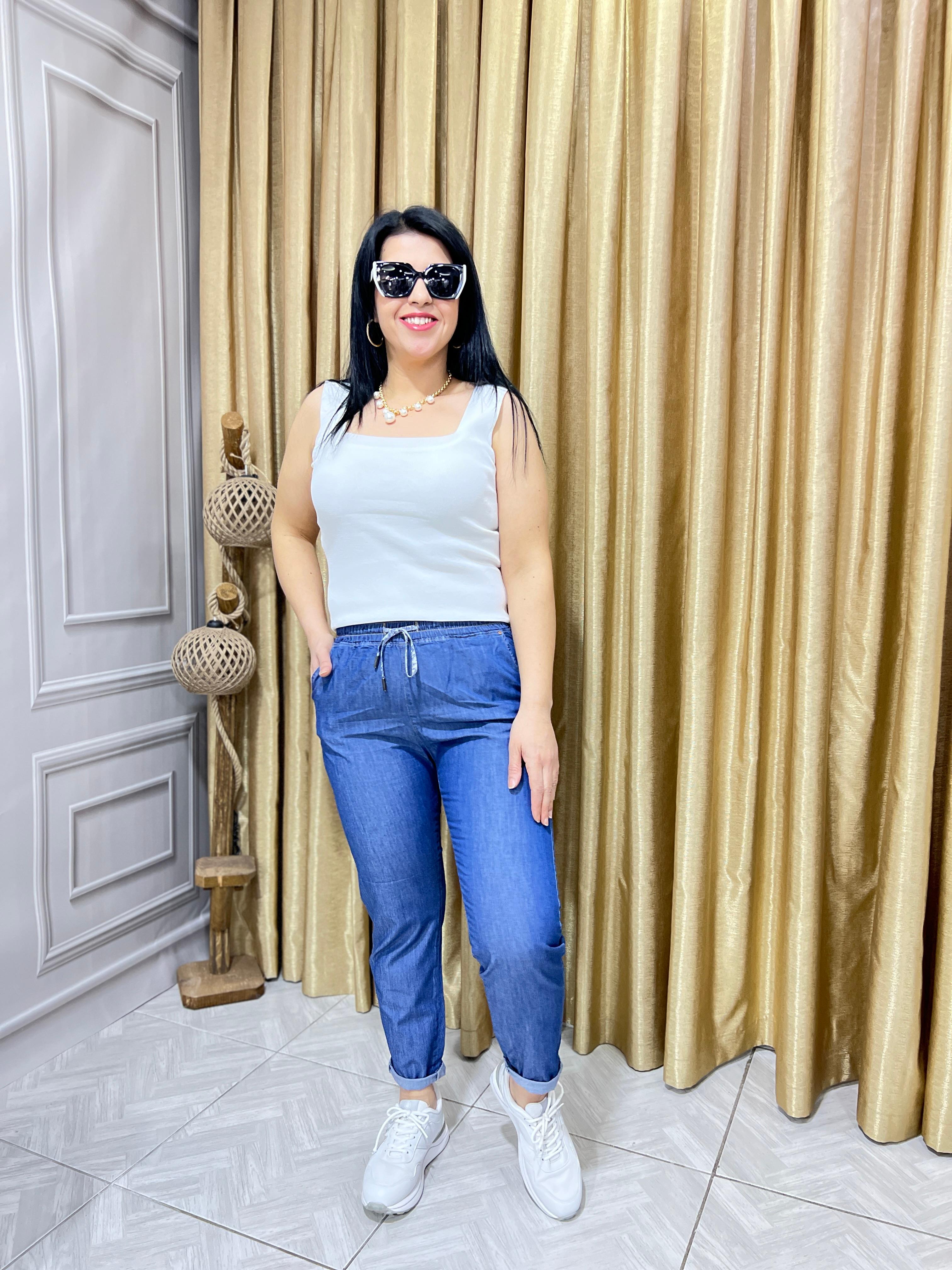 BEL KISMI LASTİKLİ LUX KALİTE TENSEL PANTOLON