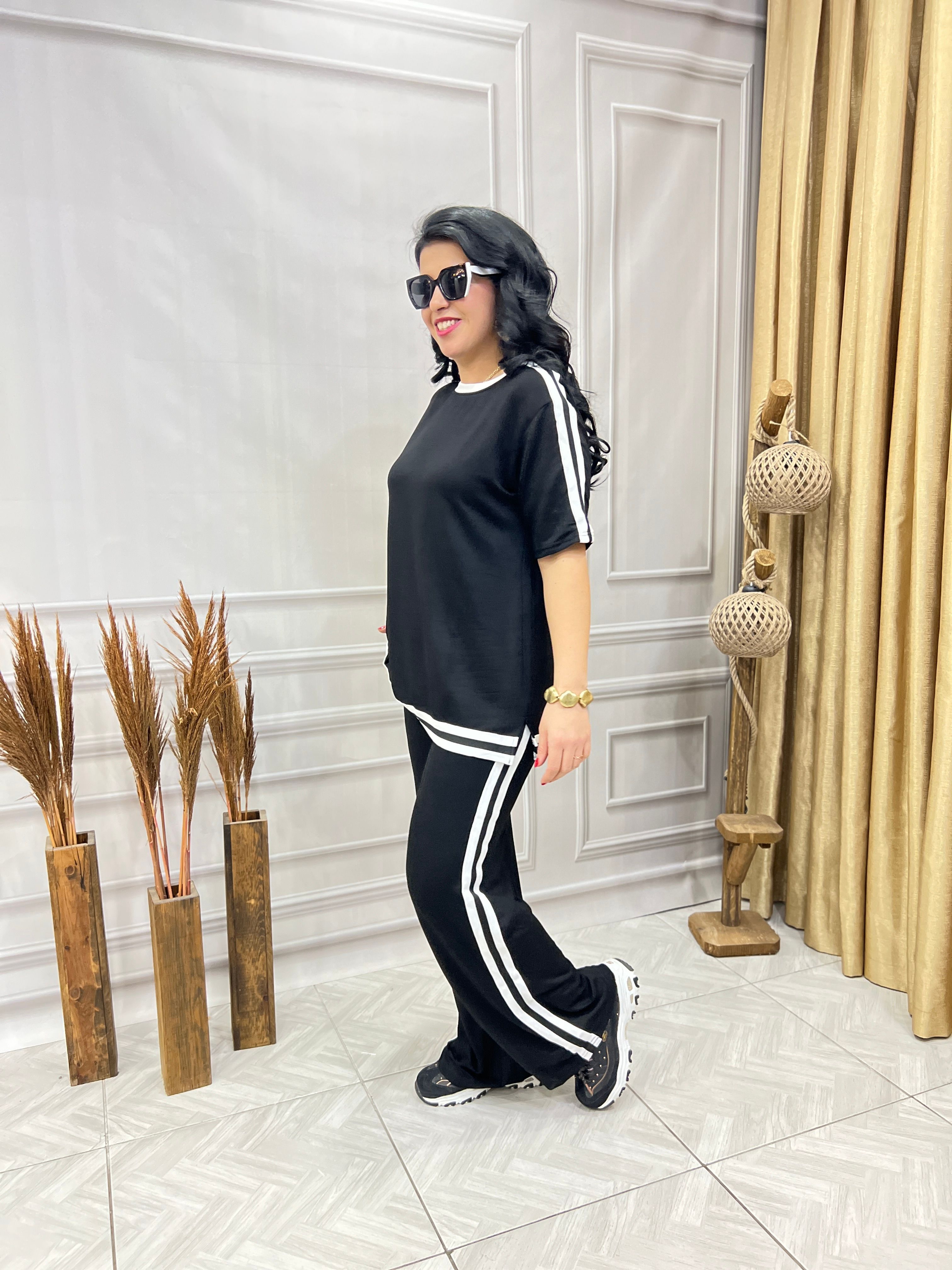 RİBANA DETAYLI LUX KALİTE İKİLİ TAKIM