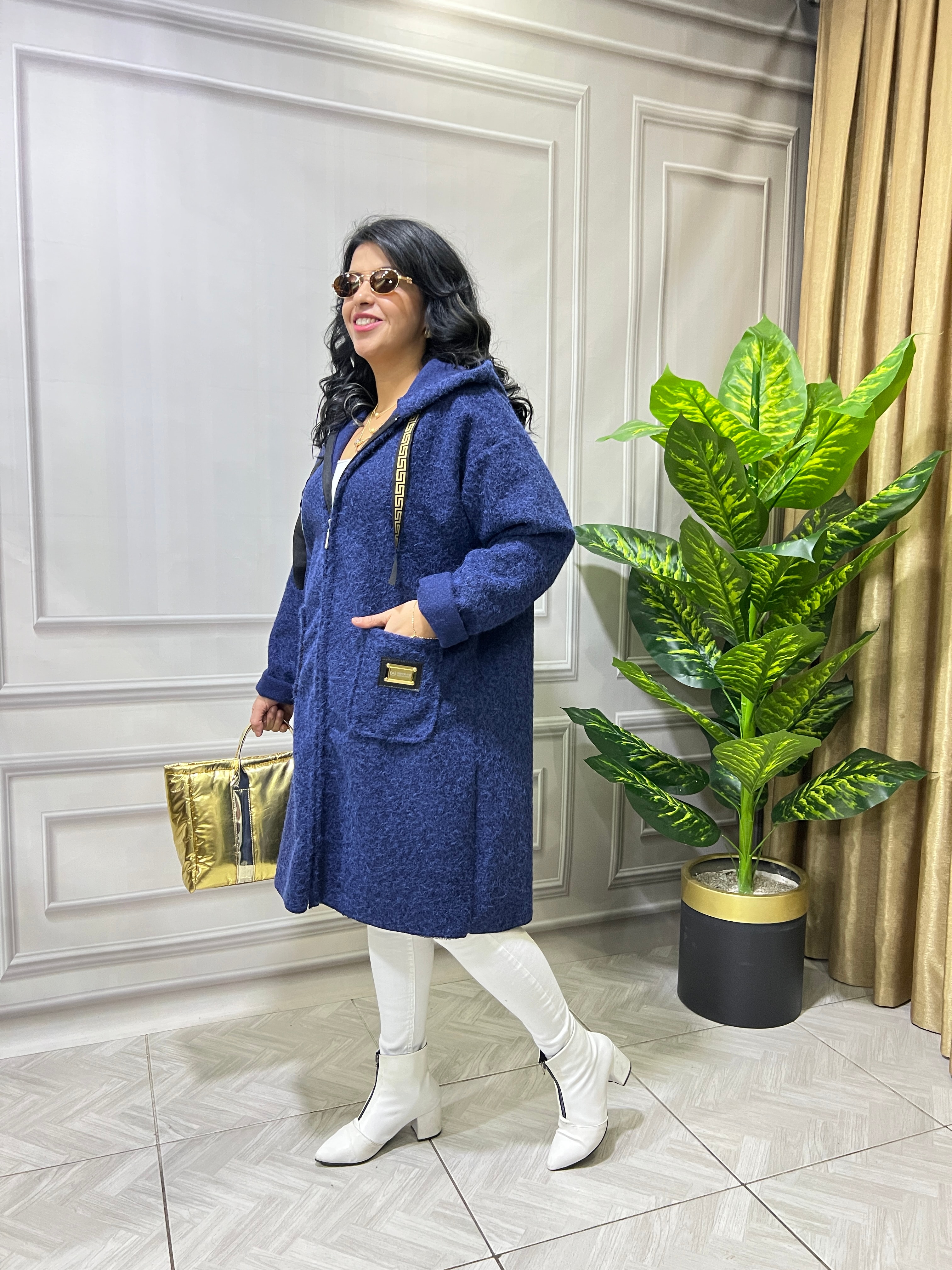 ELORA BUKLET CEKET - LACİVERT