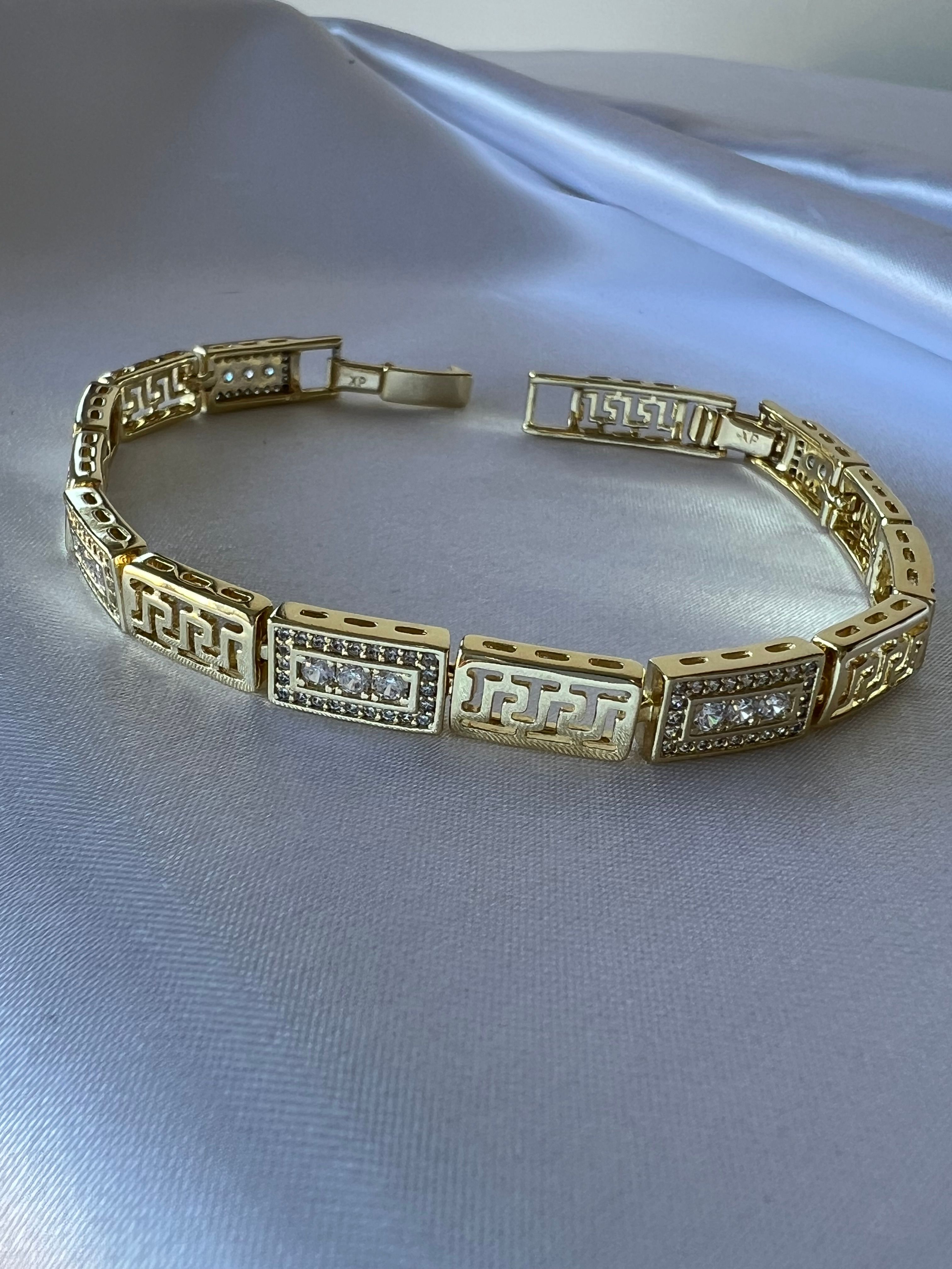 XUPING 14K Renk Taşlı Bileklik