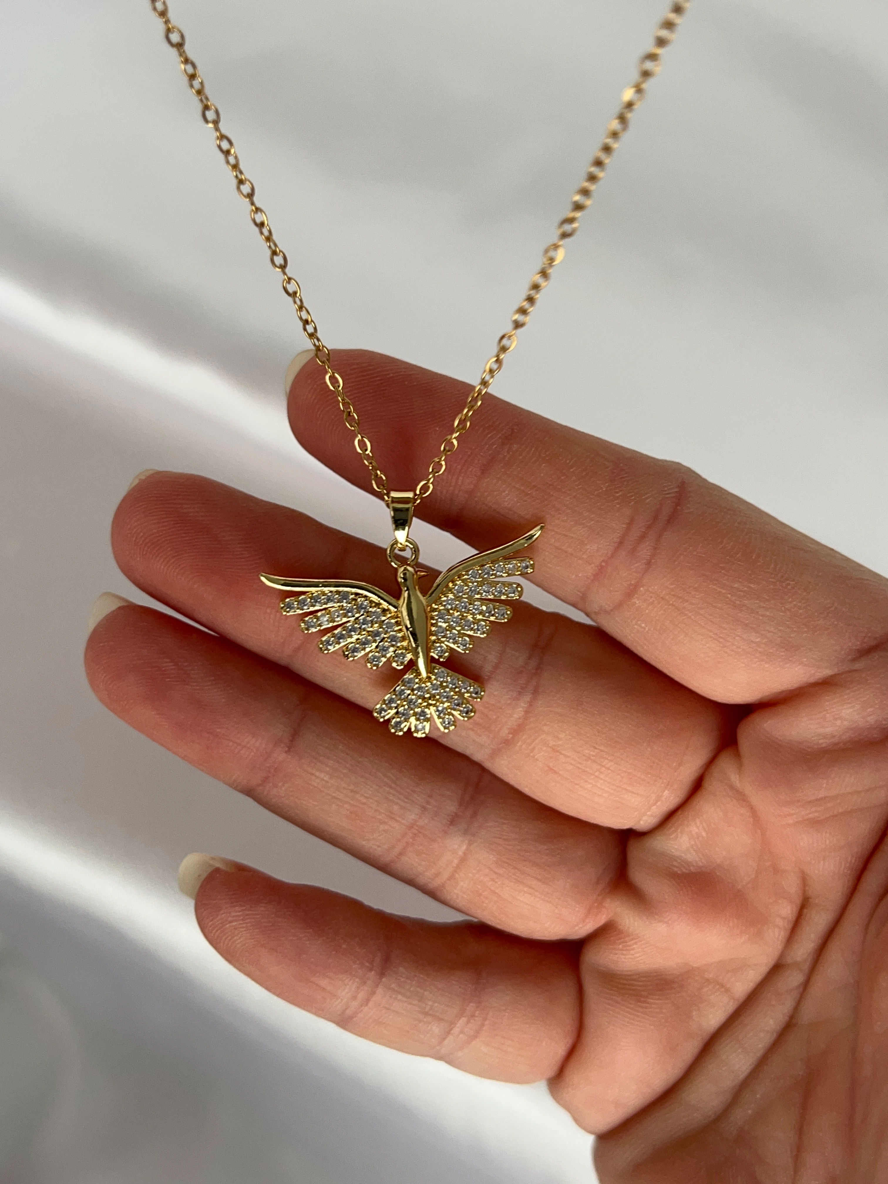 ÇELİK Anka Kuşu Kolye