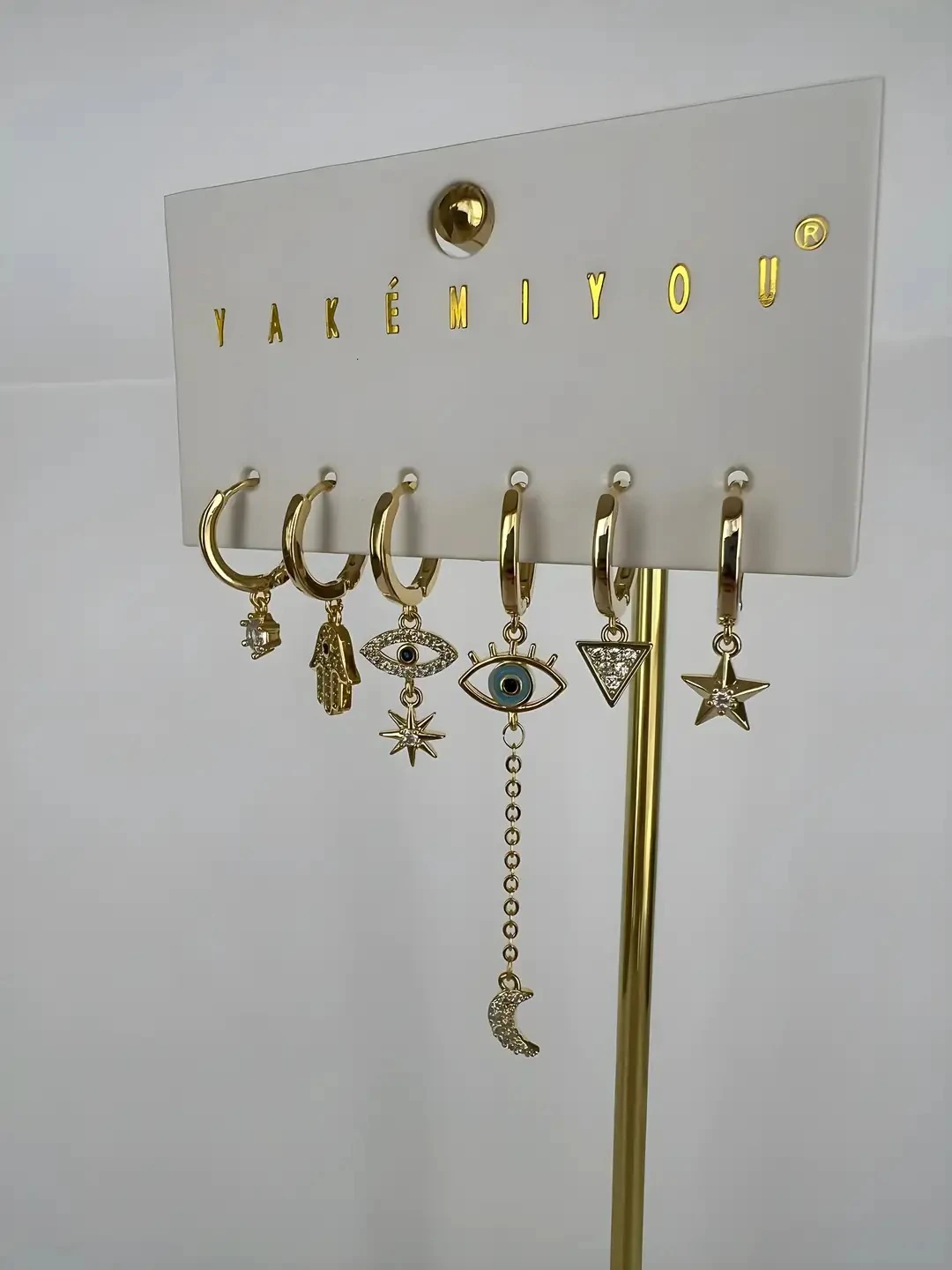 İthal Gözlü Küpe Seti