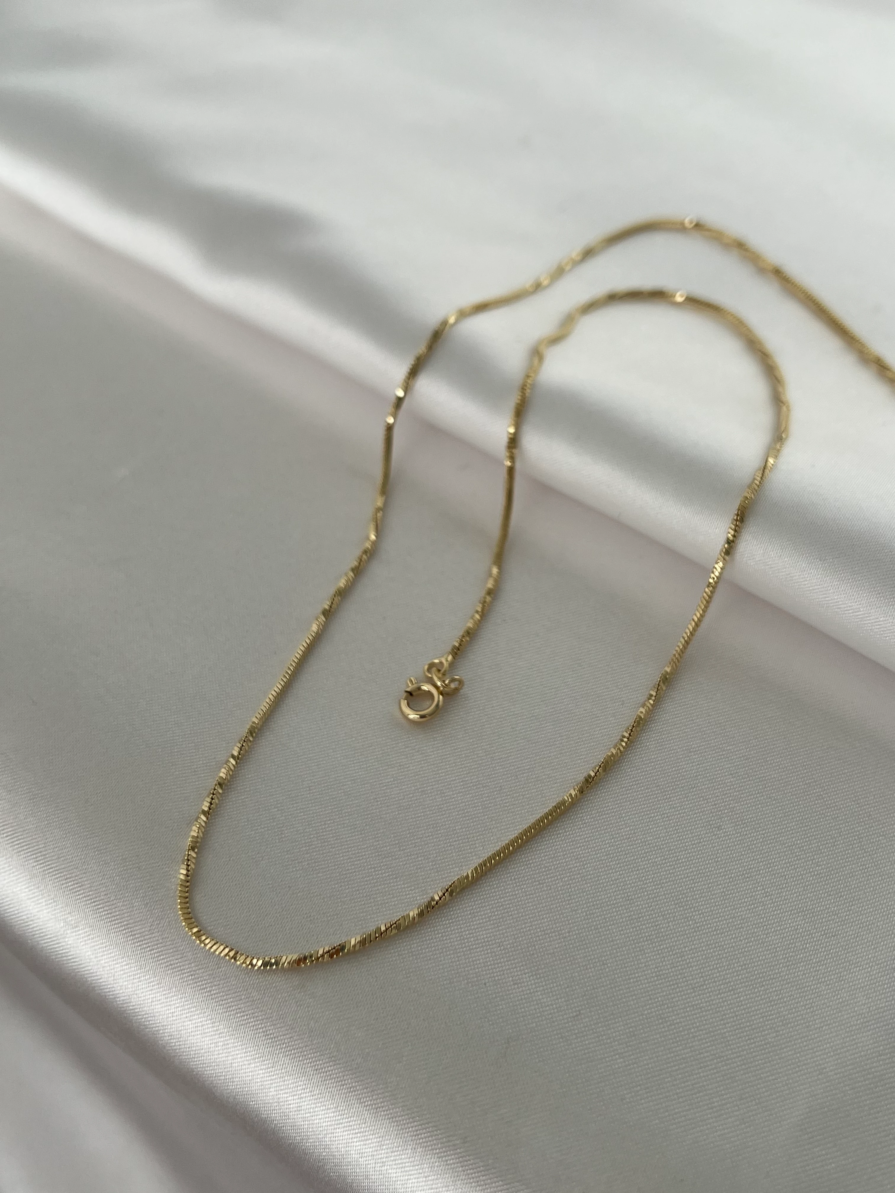 XUPING Burgulu Ezme Zincir Kolye 50 cm