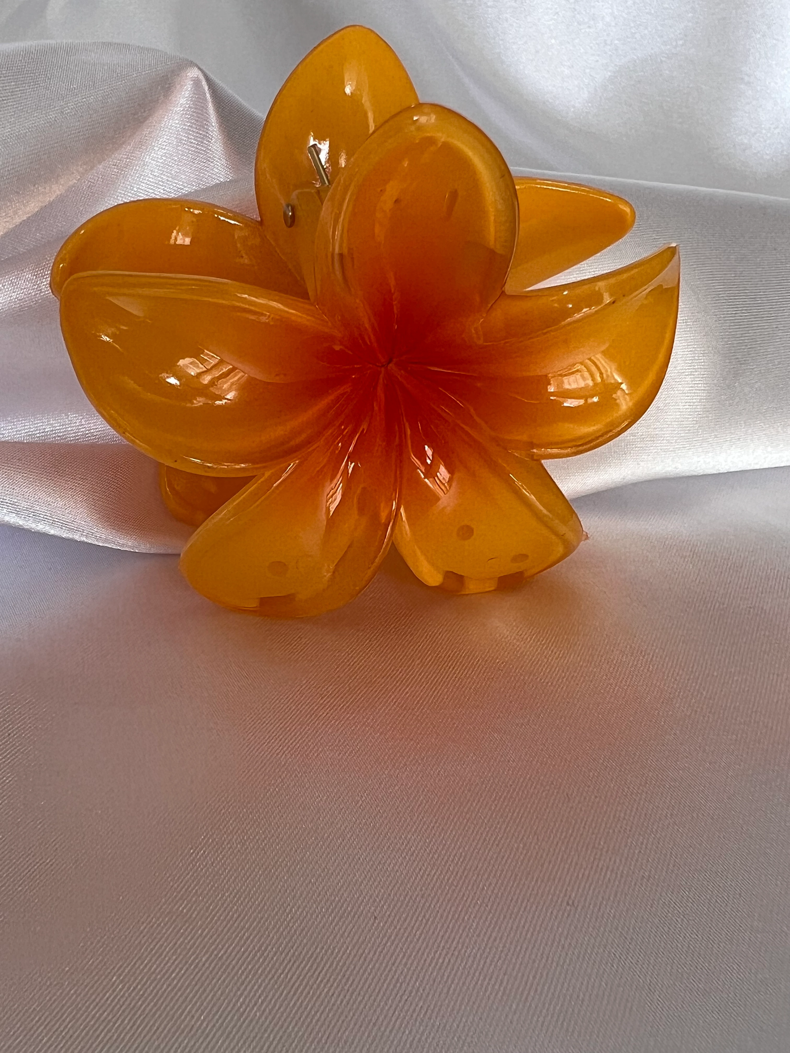 Turuncu Lotus Toka 8 cm (büyük boy )