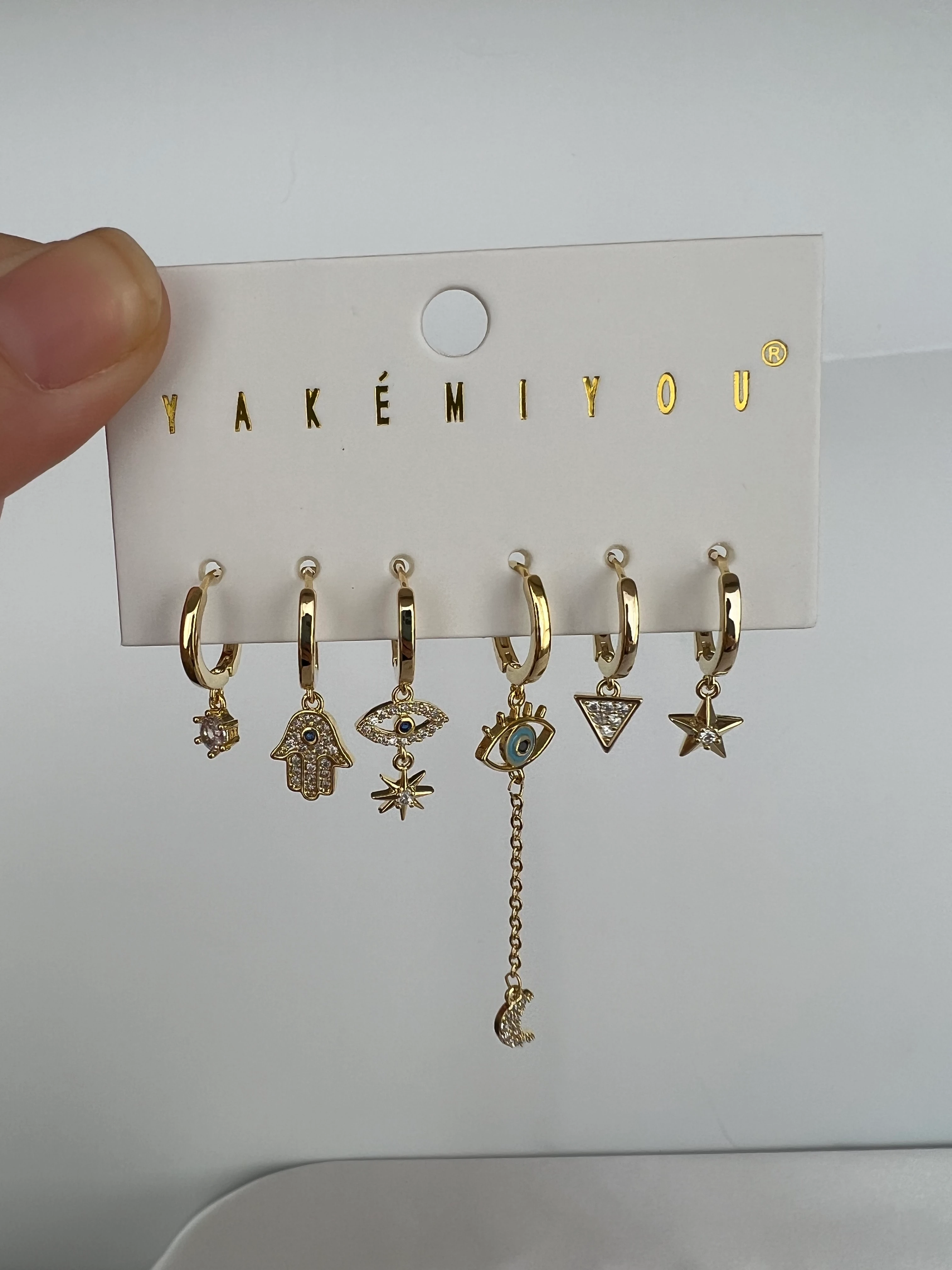 İthal Gözlü Küpe Seti