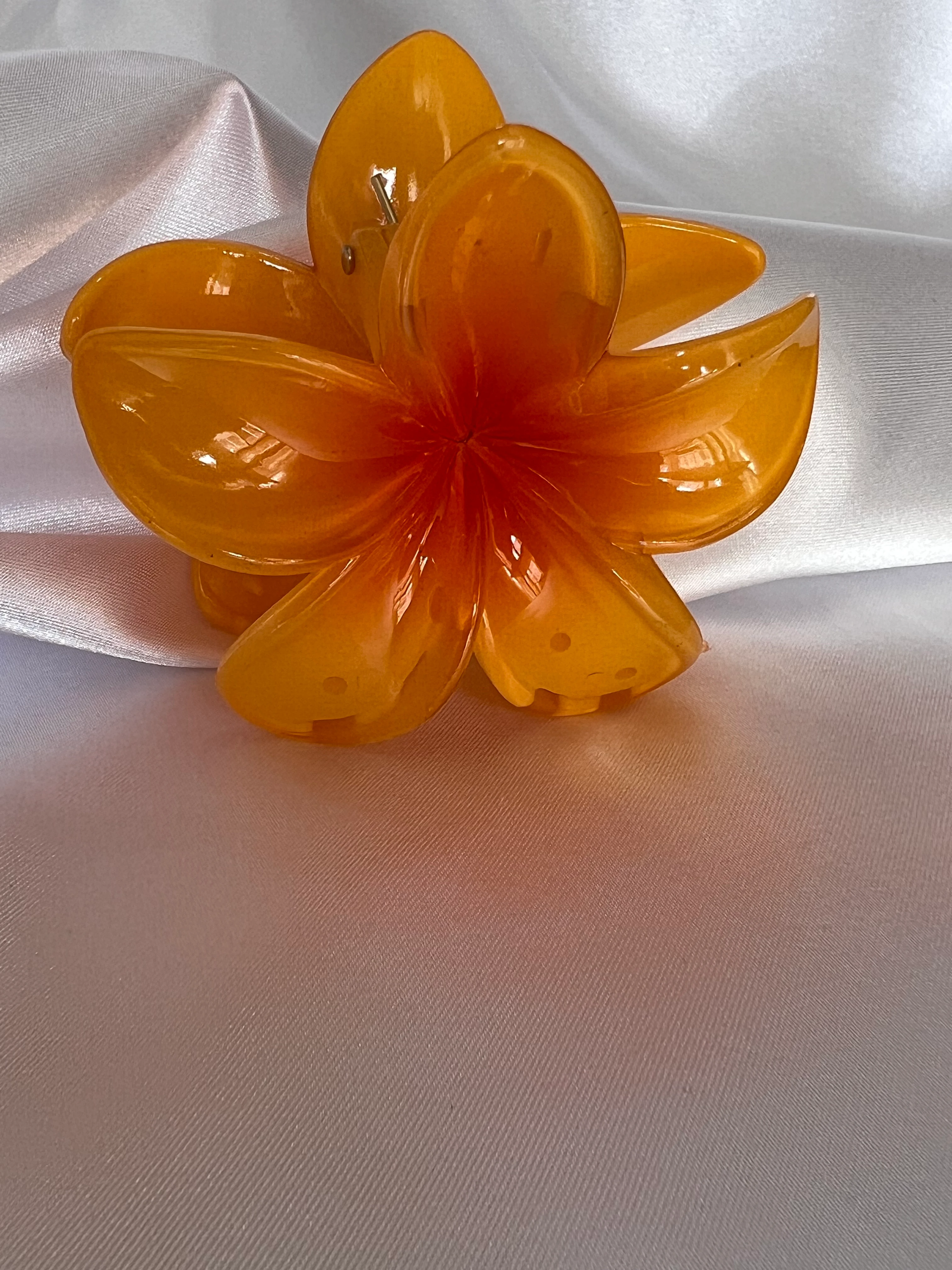 Turuncu Lotus Toka 8 cm (büyük boy )