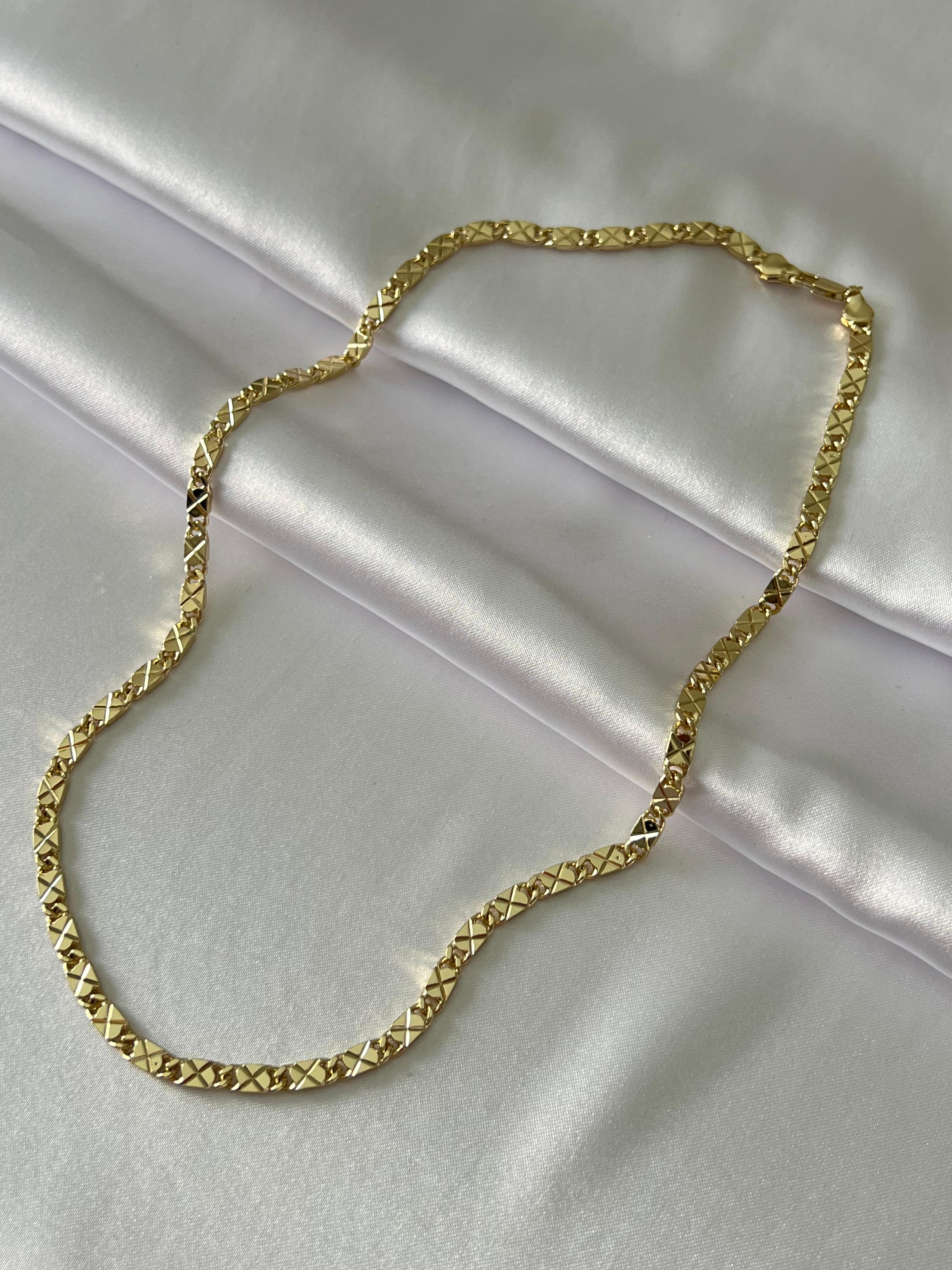 XUPING 14K Renk X Model Kolye