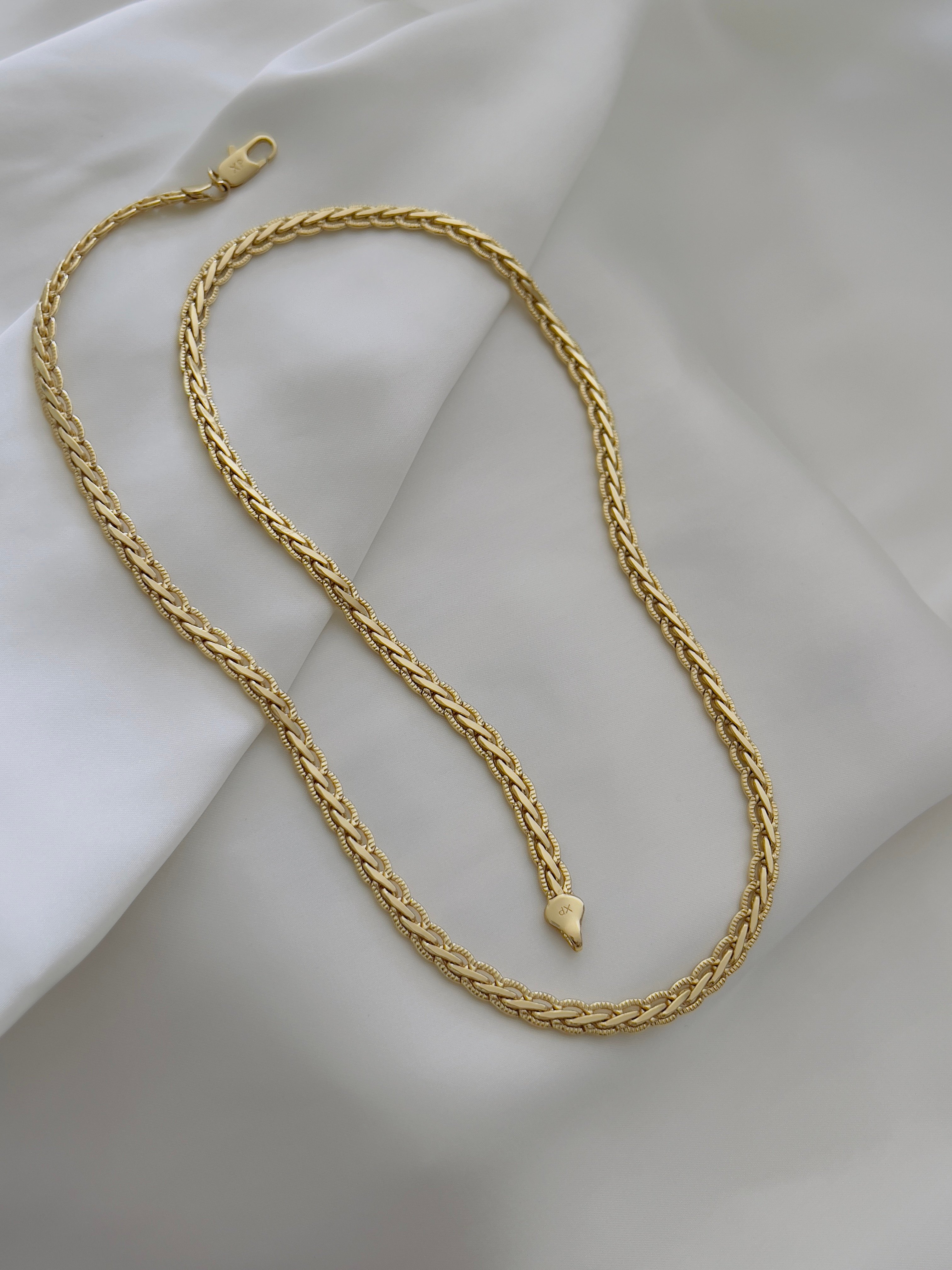 XUPING Örgü Zincir Kolye  60cm