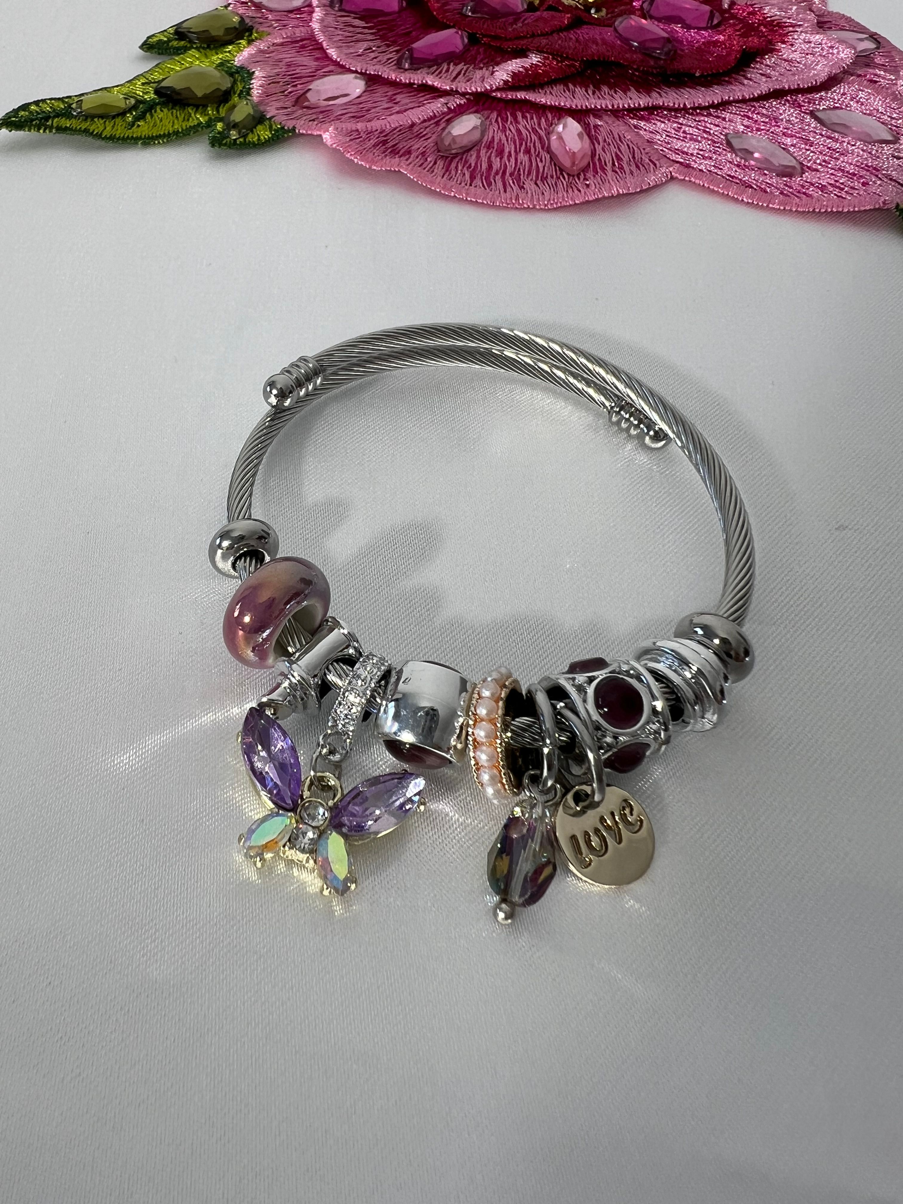 Kelebek Charm Bileklik