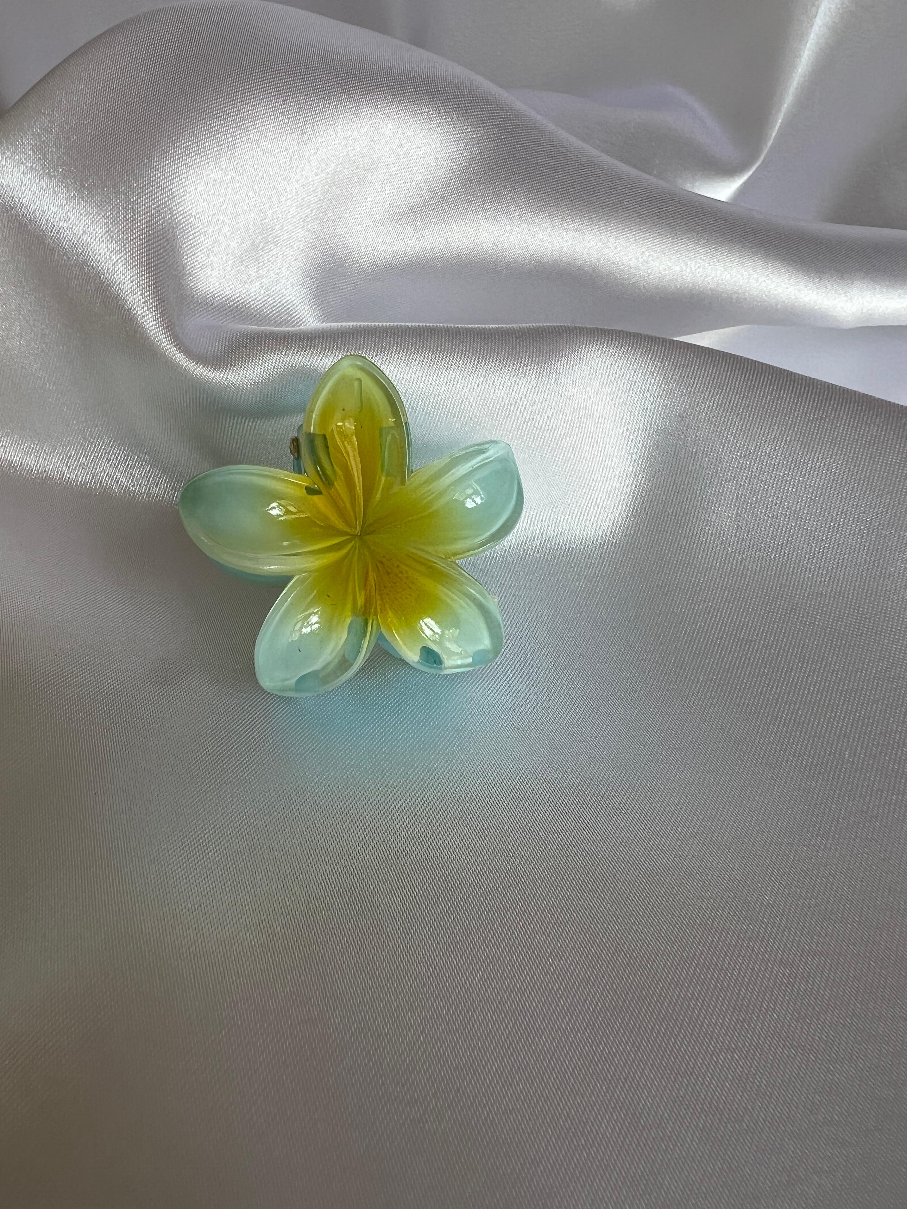 Turkuaz  Lotus Toka 4cm (küçük boy )