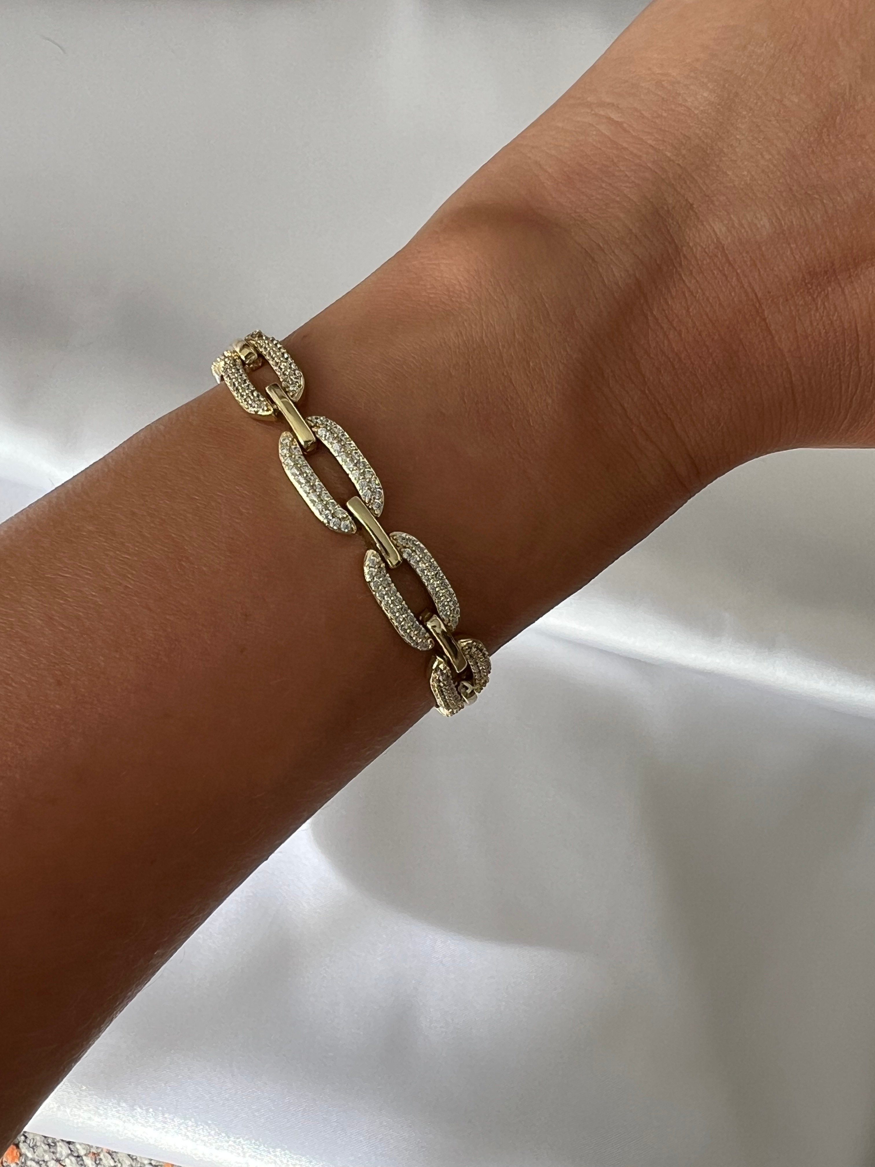 XUPING 14k Renk Taşlı Halkalı Bileklik
