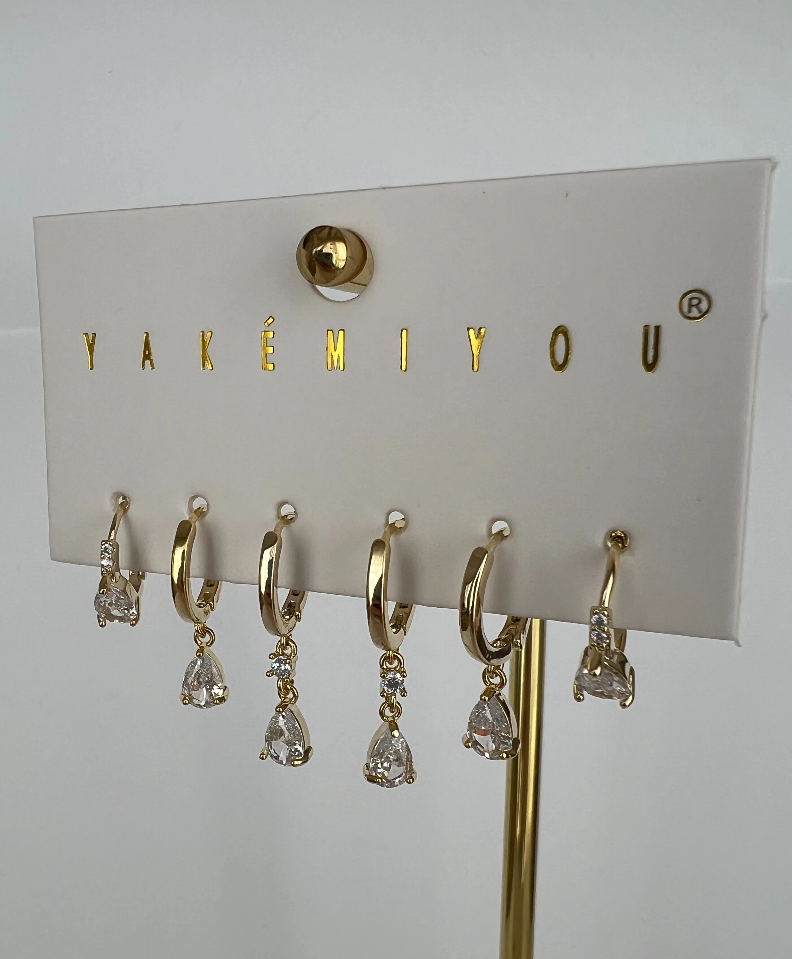 İthal Damla Küpe Seti