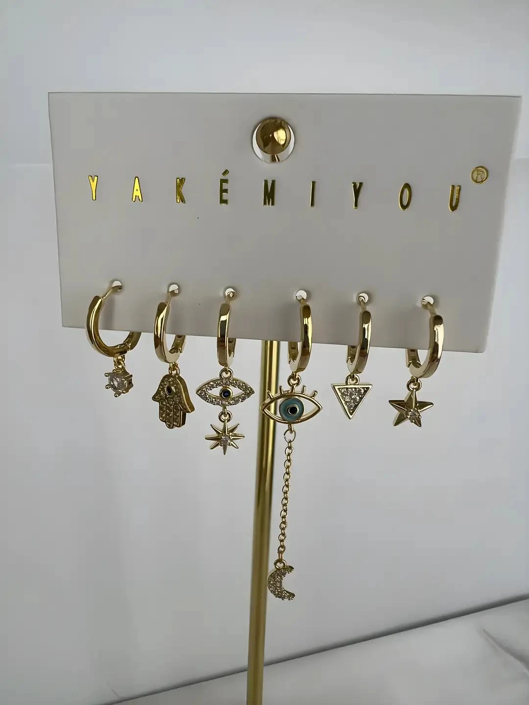 İthal Gözlü Küpe Seti