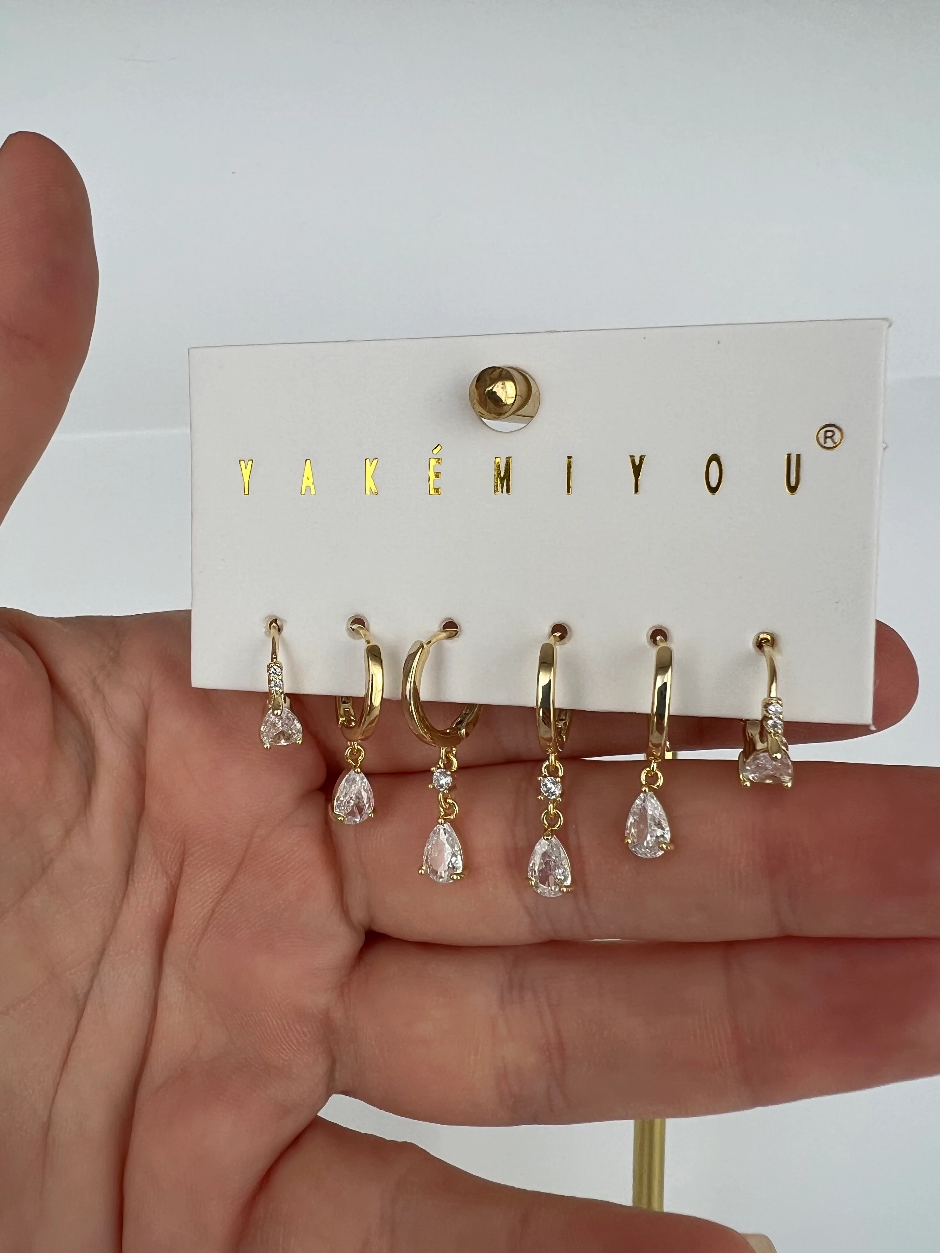 İthal Damla Küpe Seti