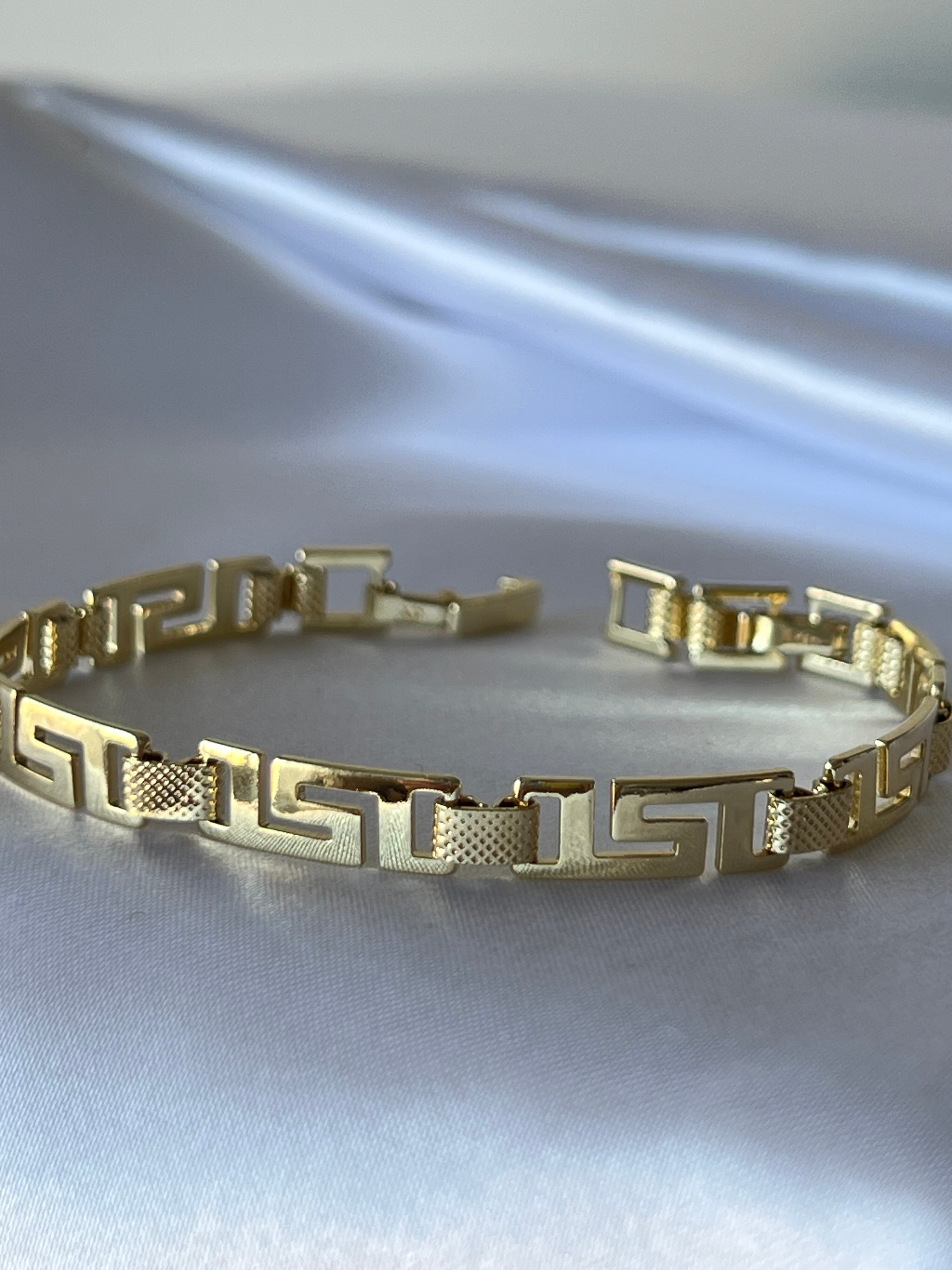XUPING 14k Renk Geçmeli S Model Bileklik