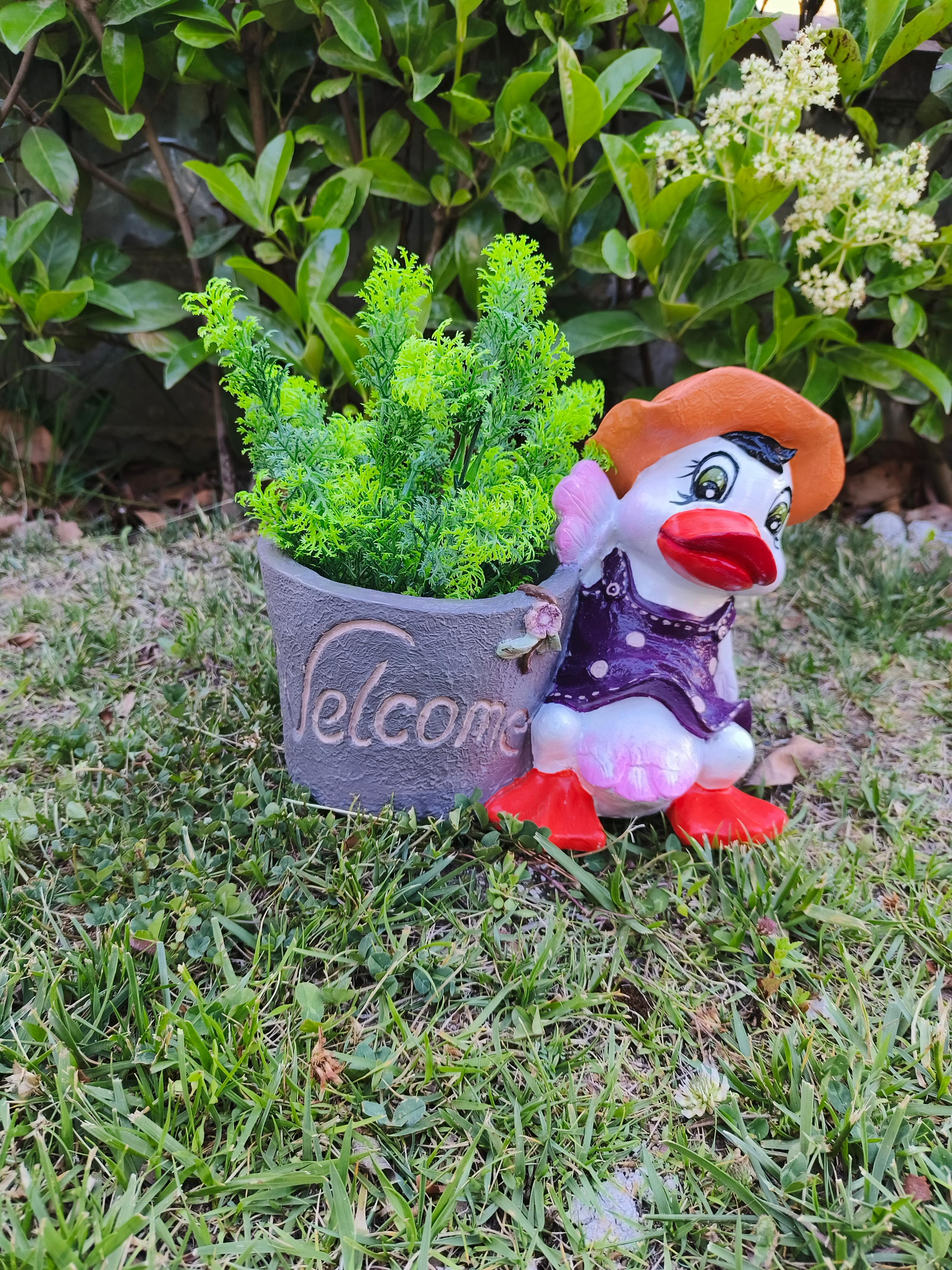 Welcome Yazılı Sepetli Ördek