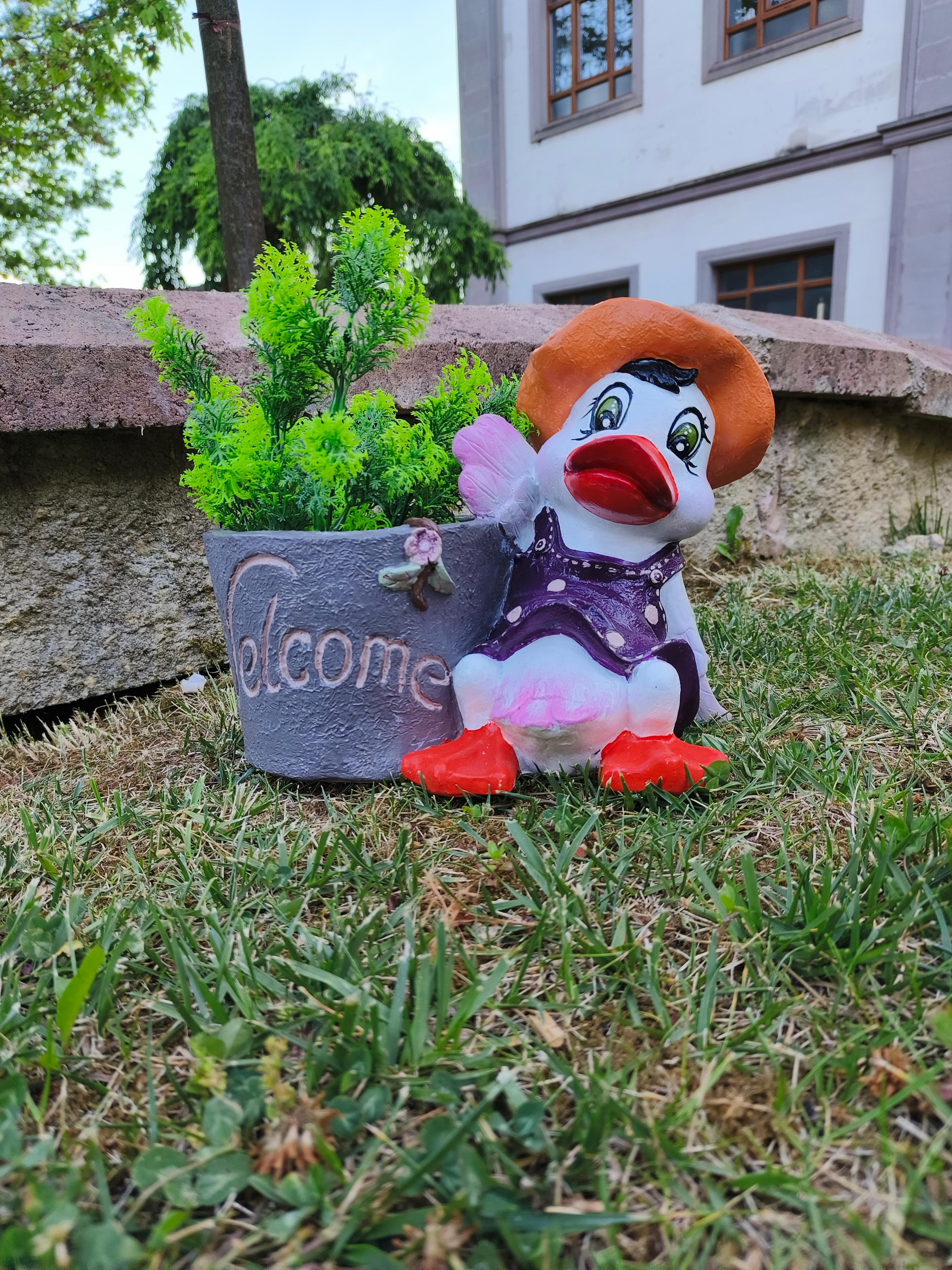 Welcome Yazılı Sepetli Ördek