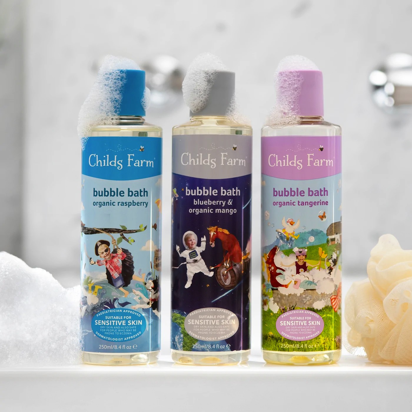 Childs Farm Organik Ahududu Özlü Banyo Köpüğü 250ml