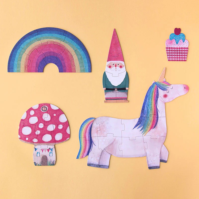 LONDJI Lonji Puzzle -Happy Birthday Unicorn - Yapboz-Mutlu Yıllar Unicorn!