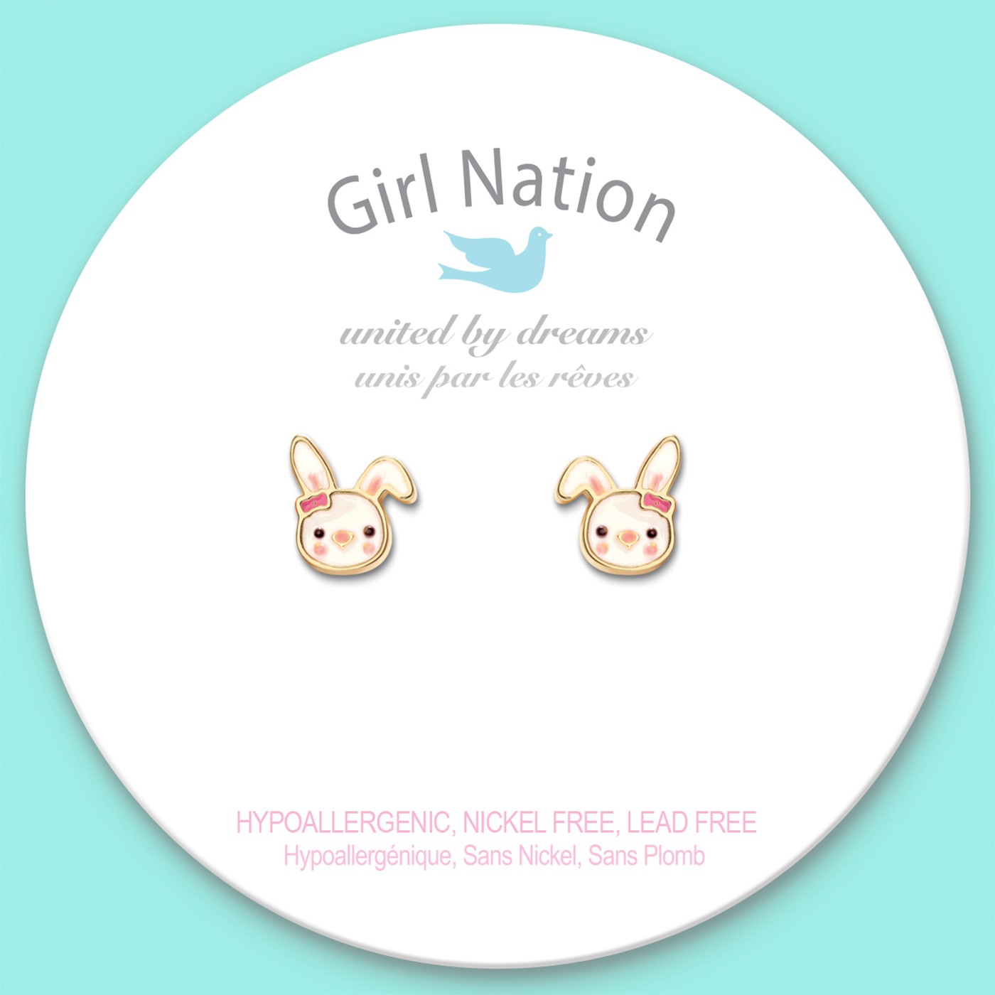 Girl Nation Küpe - Bouncy Bunny