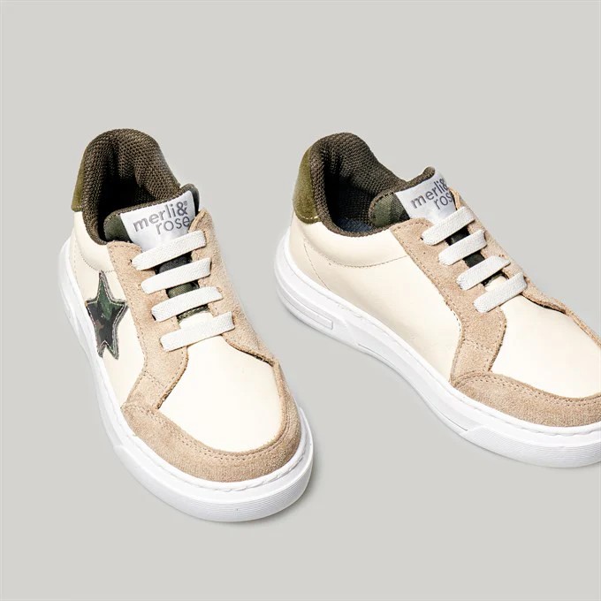 Merli&Rose Star Bebek Sneaker | Camouflage 