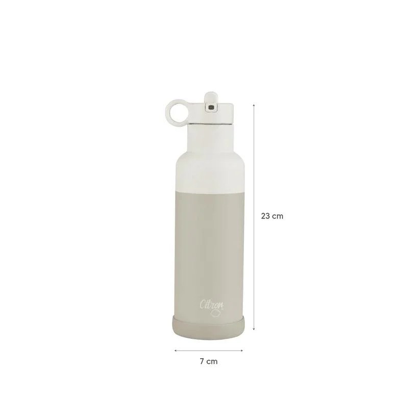 Citron 3 Katmanlı Paslanmaz Çelik Termos Seti 500 ml - Dusty Blue/Cream