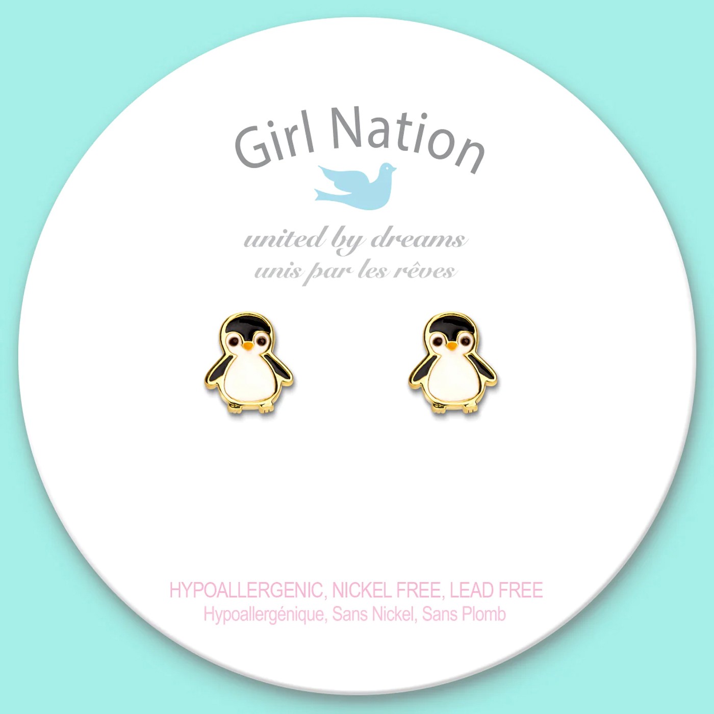 Girl Nation Küpe - Personable Penguin