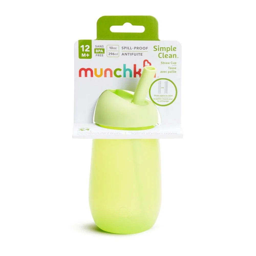 Munchkin Simple Clean Pipetli Alıştırma Bardağı, 296ml, 12+ Ay, 1 Adet, Yeşil