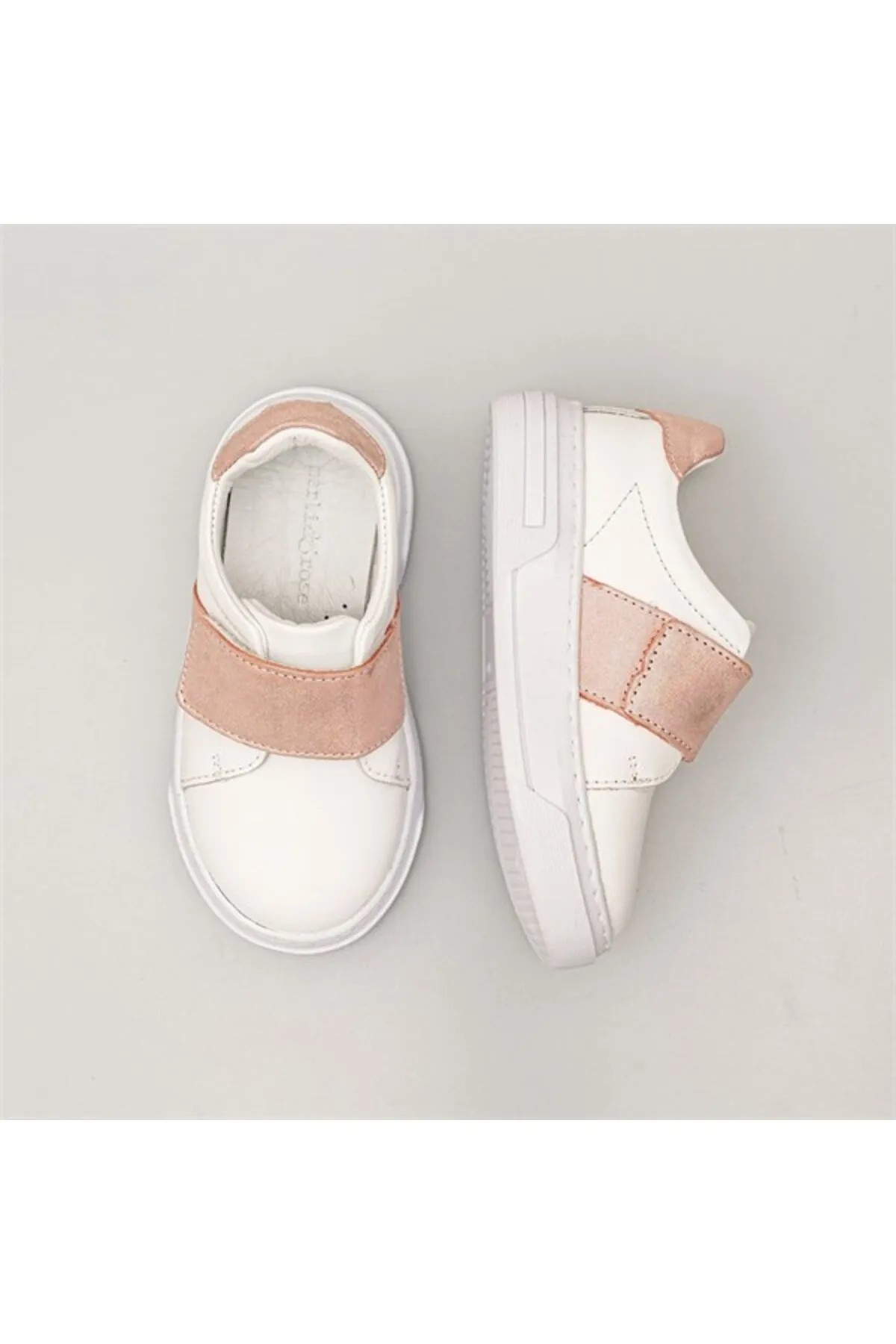 Merli&Rose Star Bebek Sneaker | White Shinner Pink