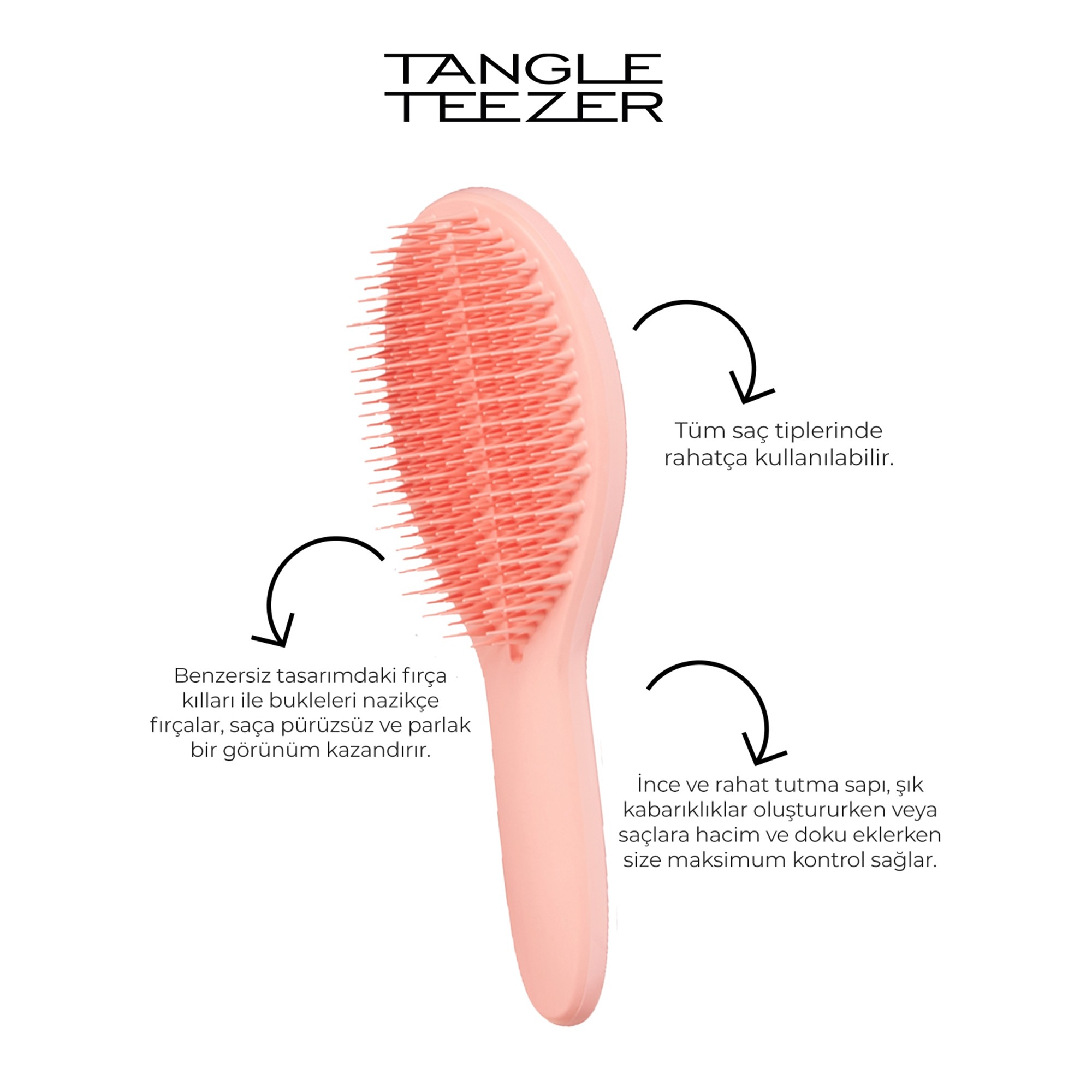 Tangle Teezer The Ultimate Styler Peach Glow Saç Fırçası