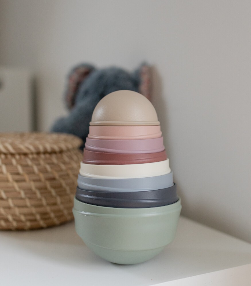 Bibs Wobbly Tower Oyun Kulesi // Pastel Rainbow