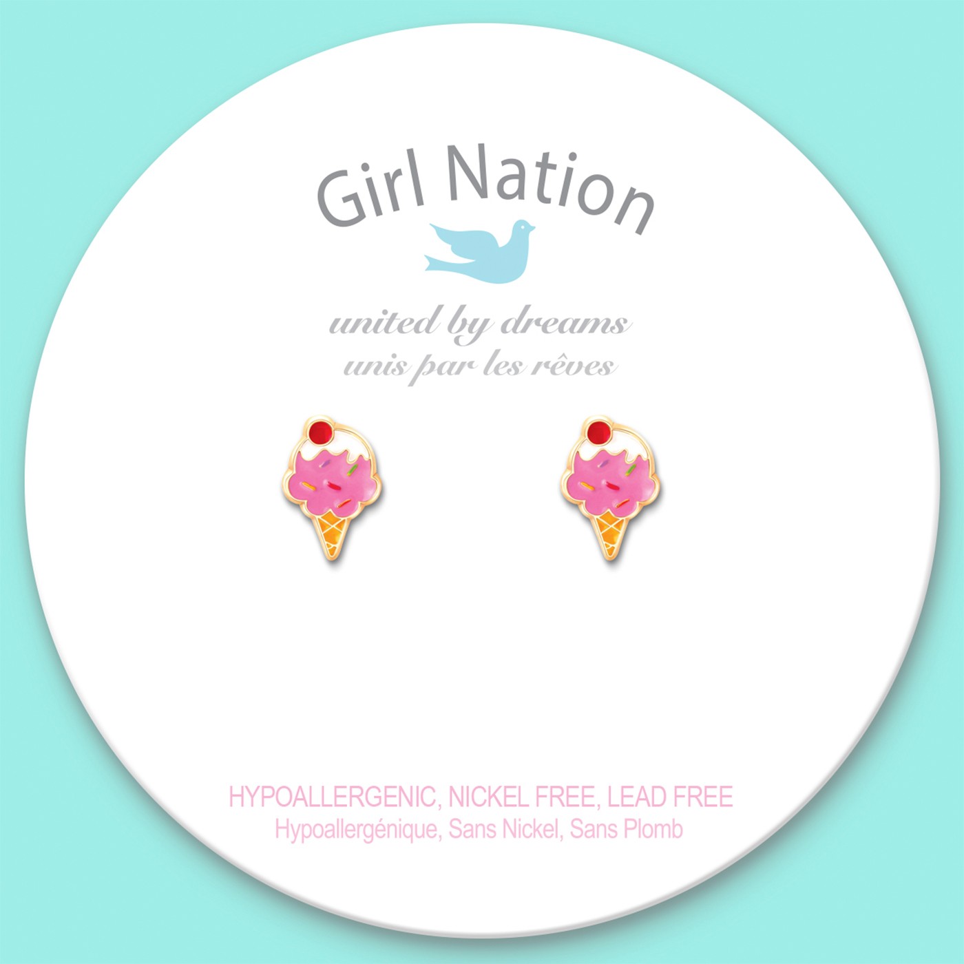 Girl Nation Küpe - Ice Cream Dream