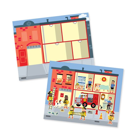 Melissa and Doug Tak Çıkar Çıkartma Kitabı - Benim Şehrim