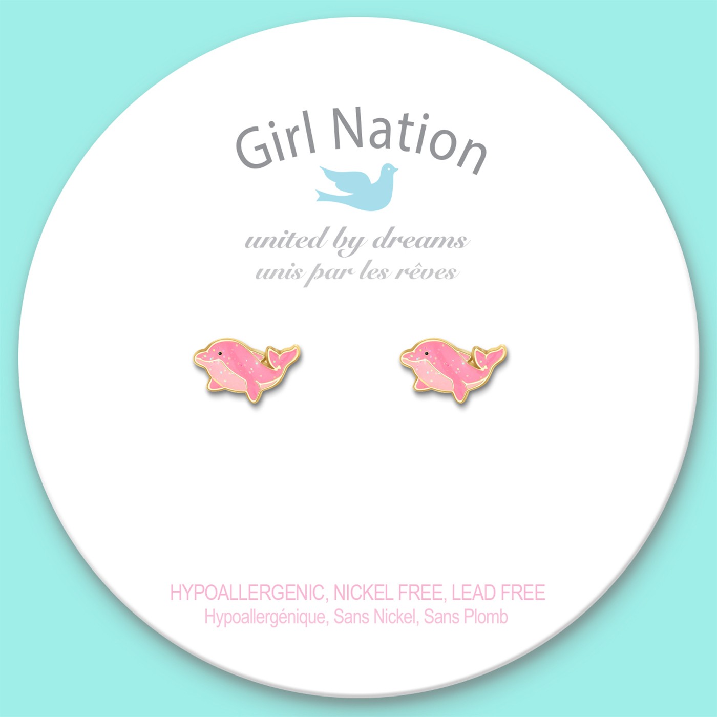 Girl Nation Küpe - Dazzling Dolphin