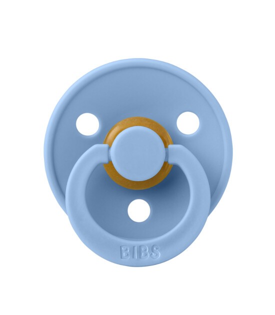 Bibs Colour Kauçuk Emzik // Sky Blue - Size 2 (6+ Ay)