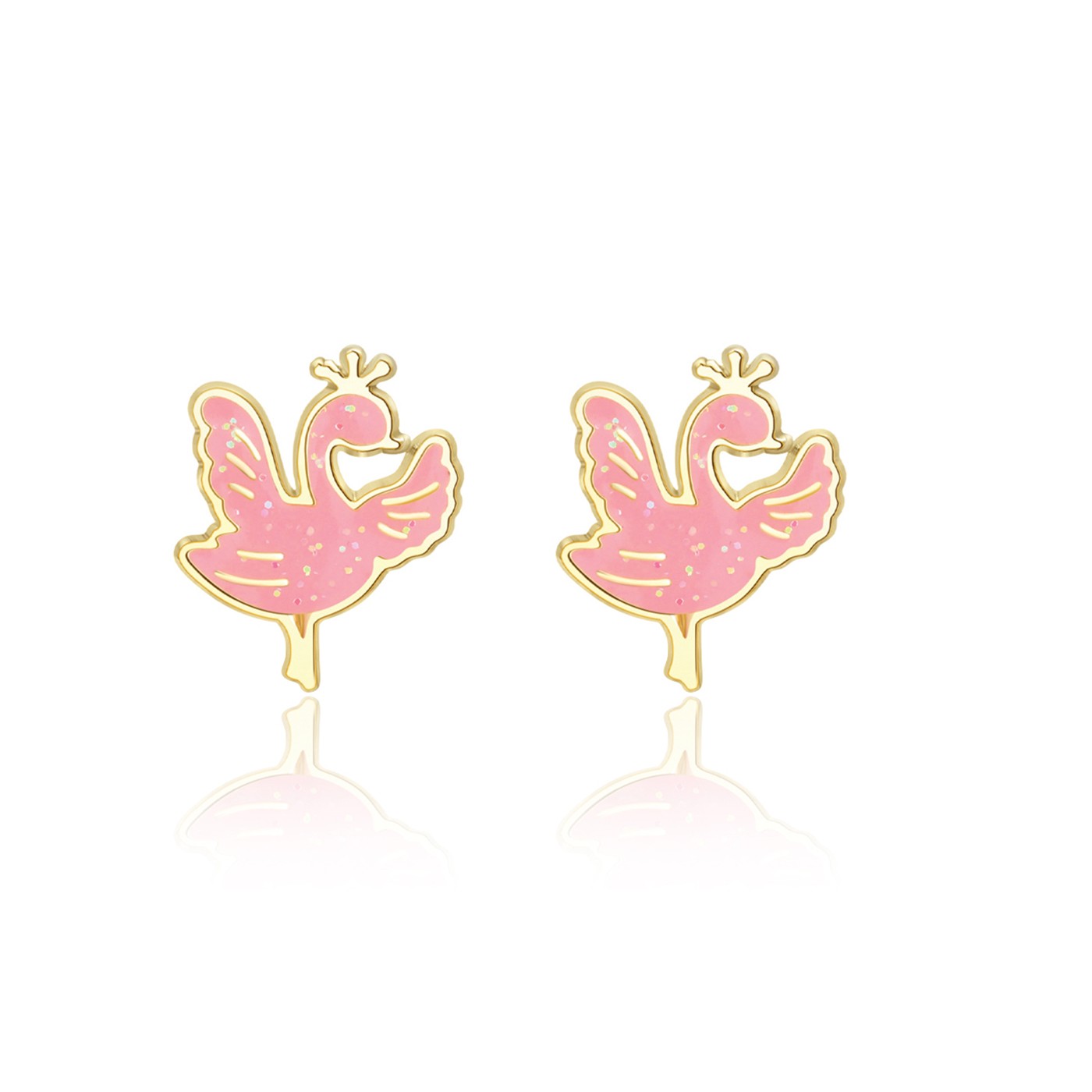 Girl Nation Küpe - Sparkly Swan