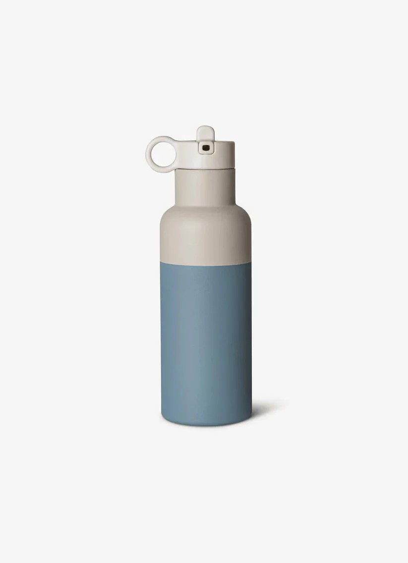 Citron 3 Katmanlı Paslanmaz Çelik Termos Seti 500 ml - Dusty Blue/Cream
