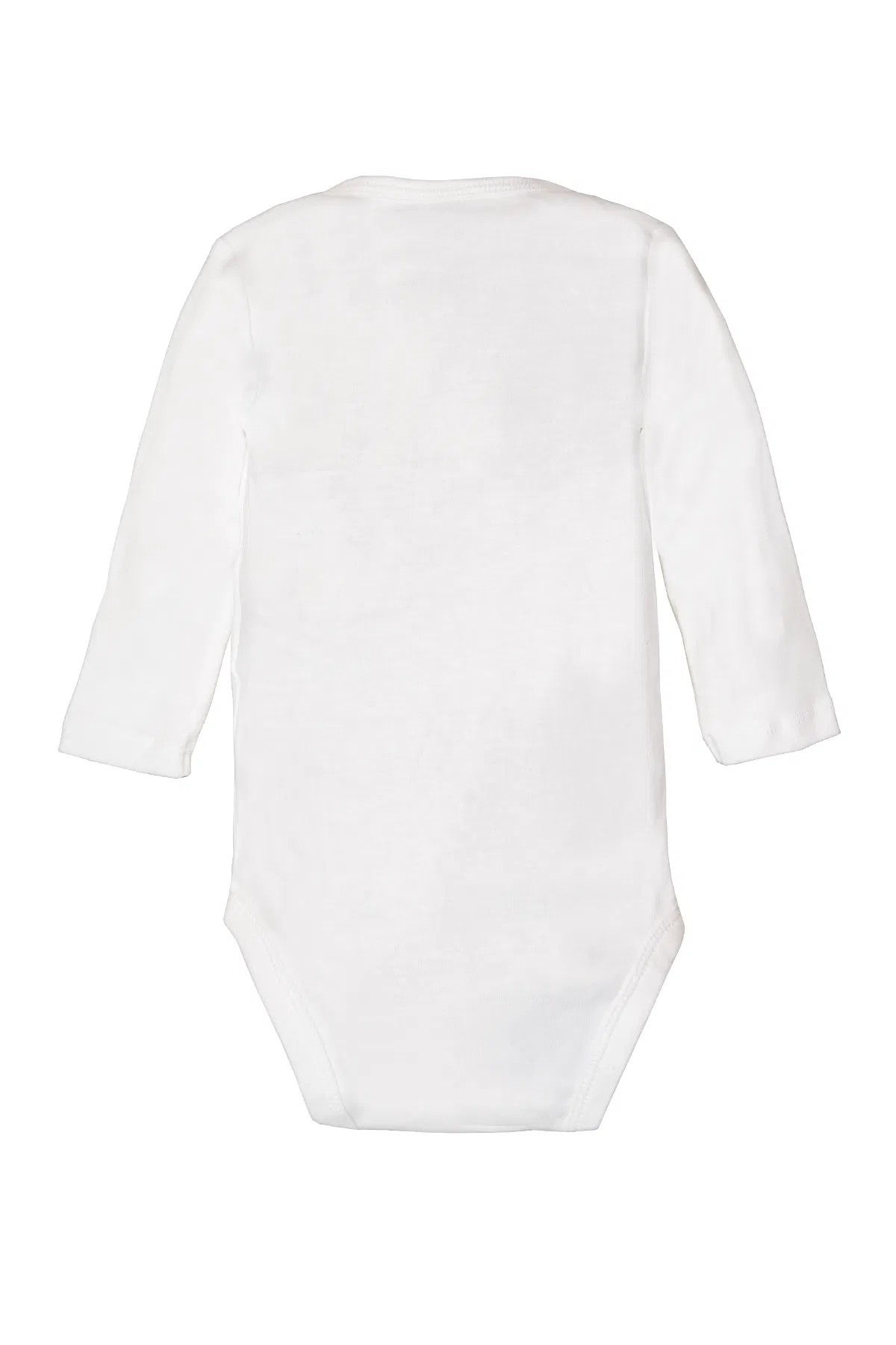 Bebek Uzun Kollu Body Set 4'lü Paket Beyaz
