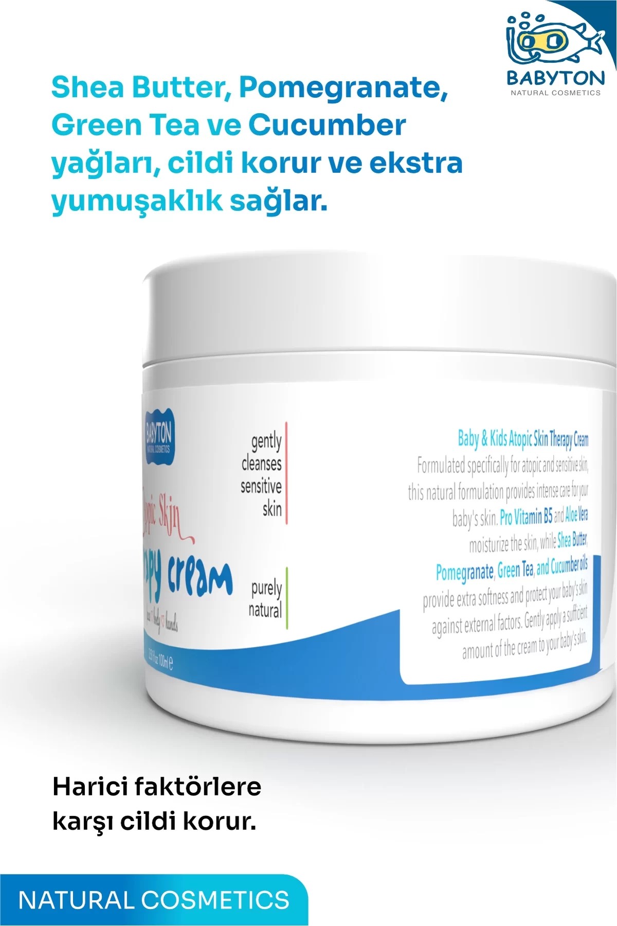 Atopik Çok Kuru ve Hassas Ciltler İçin Vücut Kremi 100 ml