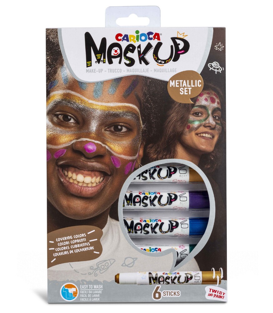 Carioca Mask Up Yüz Boyası - Metalik (6 Renk)