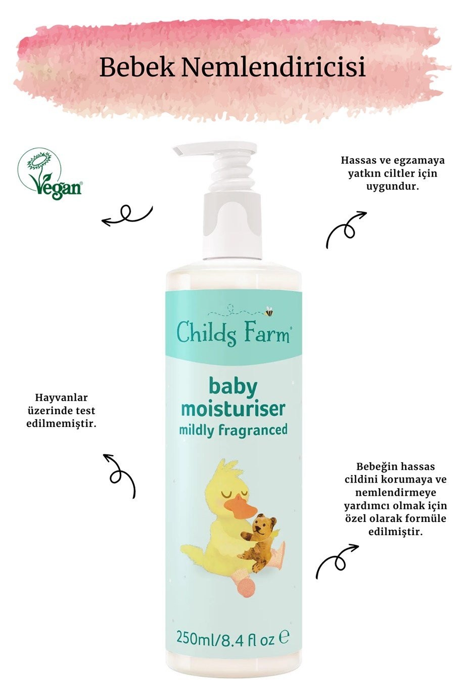 Childs FarmHafif Kokulu Bebek Nemlendirici 250Ml