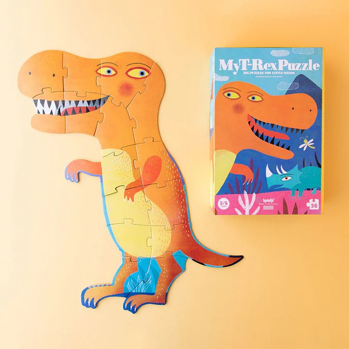 Londji Puzzle - My T-Rex - 36 parçalı Yapboz - T-Rex’im