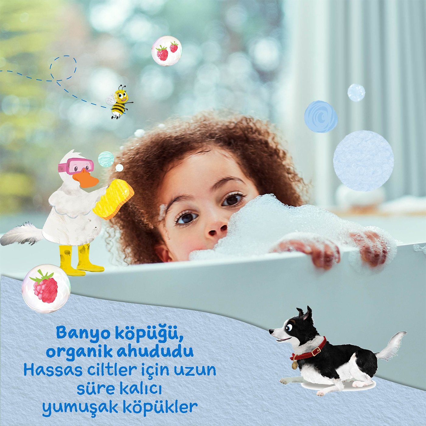 Childs Farm Organik Ahududu Özlü Banyo Köpüğü 250ml