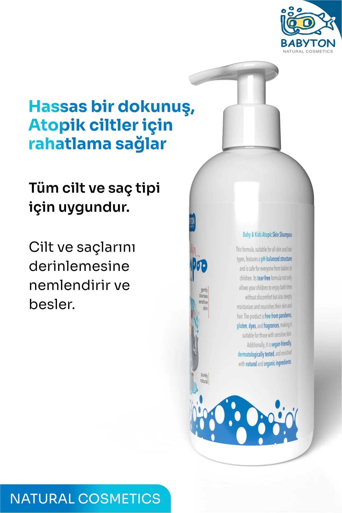 Atopik Çok Kuru Ve Hassas Ciltler Için Saç Ve Vücut Şampuanı 400 ml