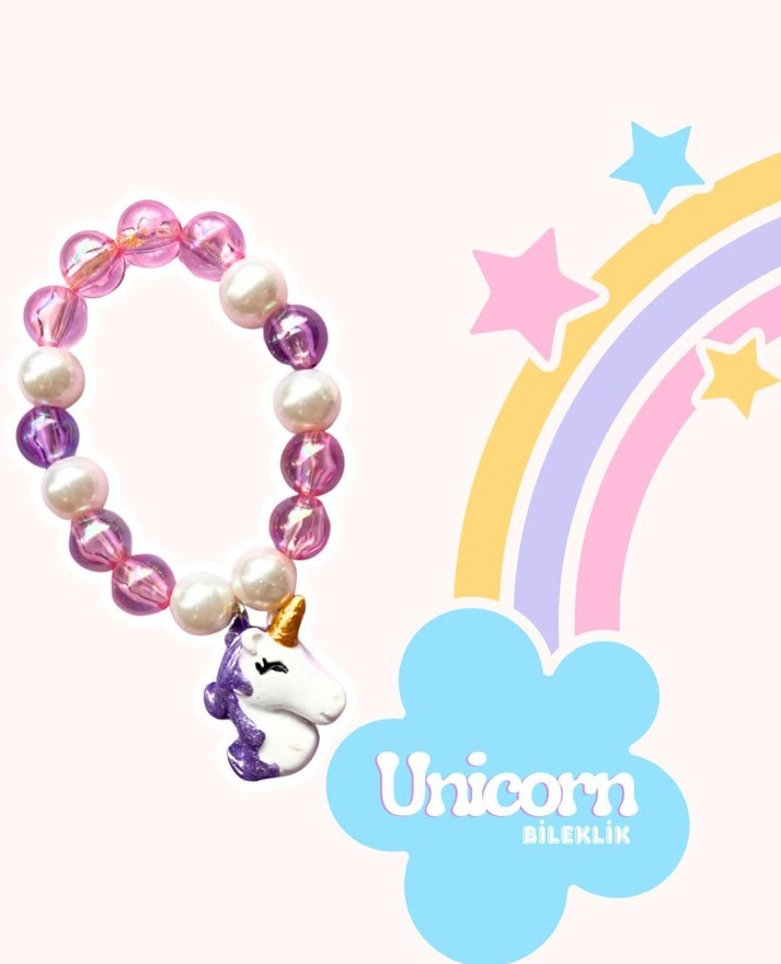 Etoilee Unicorn Hediye Kutusu (Tarak-Toka-Bileklik)