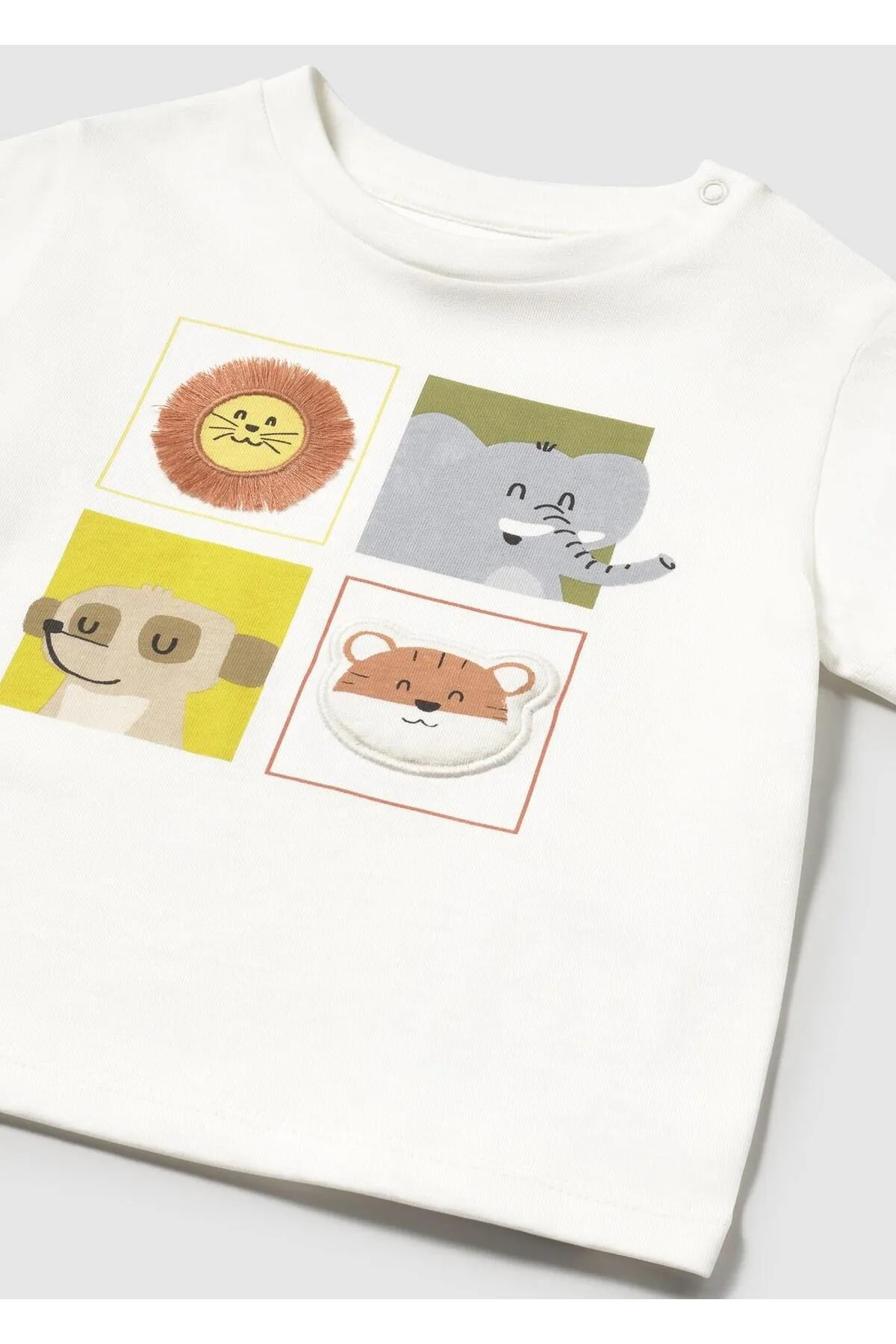 Mayoral Erkek Bebek Baskılı Tshirt
