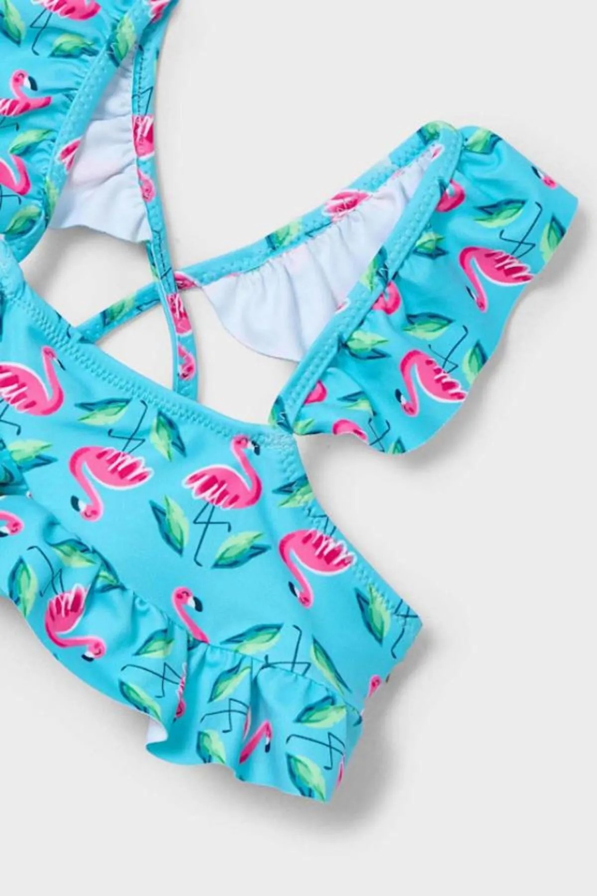 Mayoral Flamingo Fırfırlı Bikini - Mavi