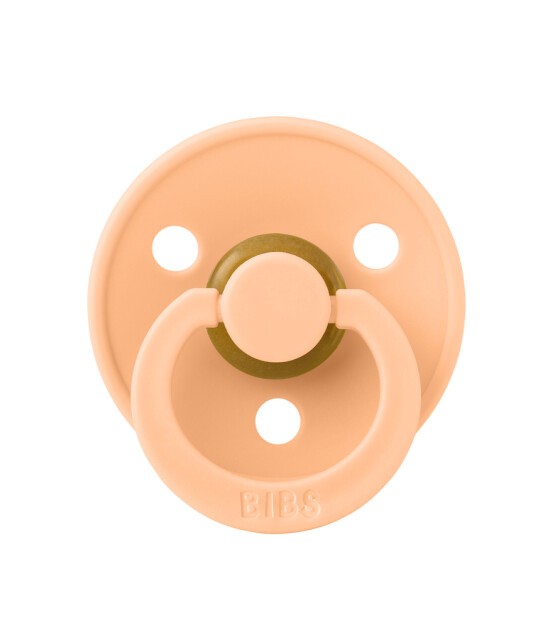 Bibs Colour Kauçuk Emzik // Peach Sunset - Size 2 (6+ Ay)