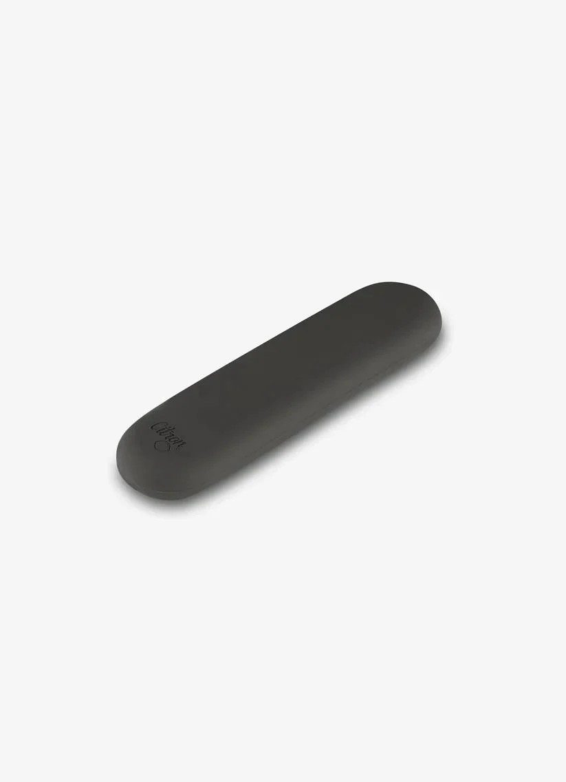 Citron Silikon Kılıflı Paslanmaz Çelik 3'lü Çatal Bıçak Kaşık Takımı - Black 