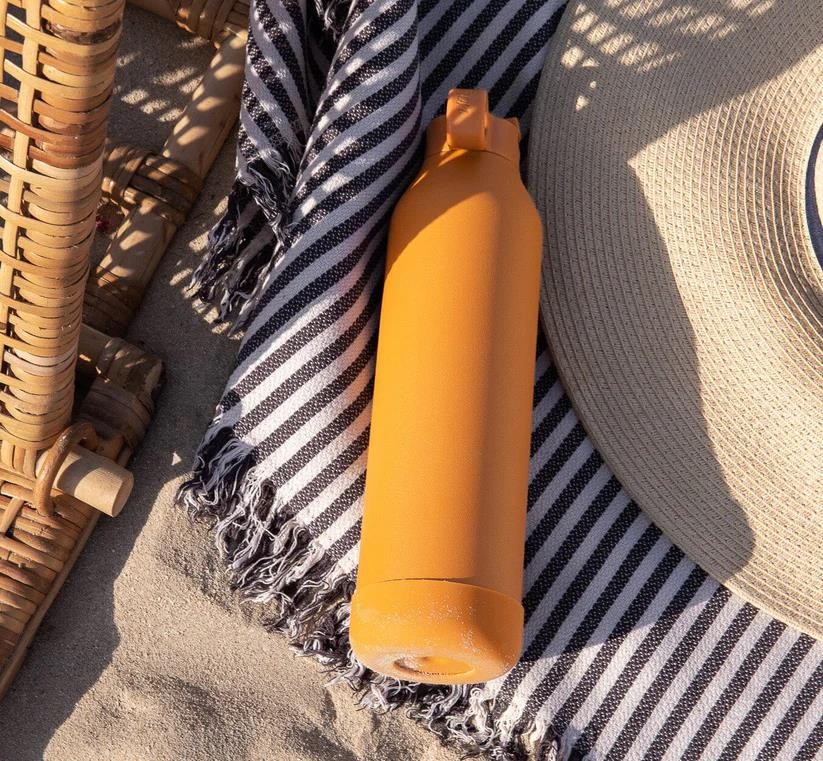 Citron 3 Katmanlı Paslanmaz Çelik Termos Seti 750 ml - Caramel